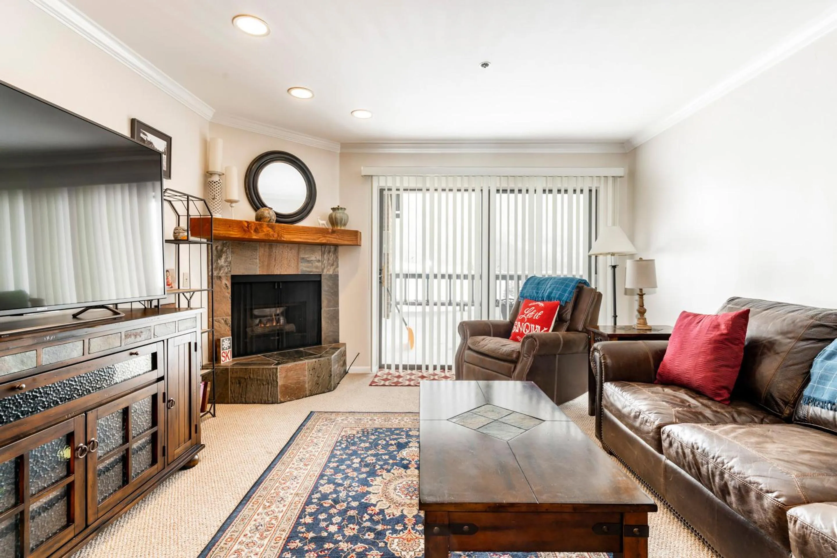 Living room in The Loft at Mountain Village by All Seasons Resort Lodging