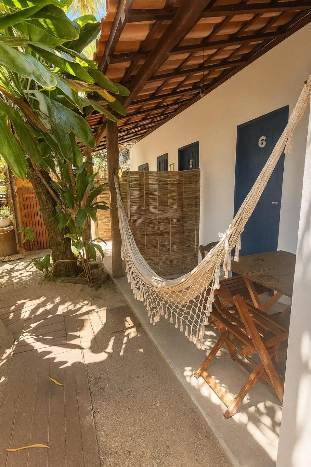 Garden view in Pousada Vilarejo