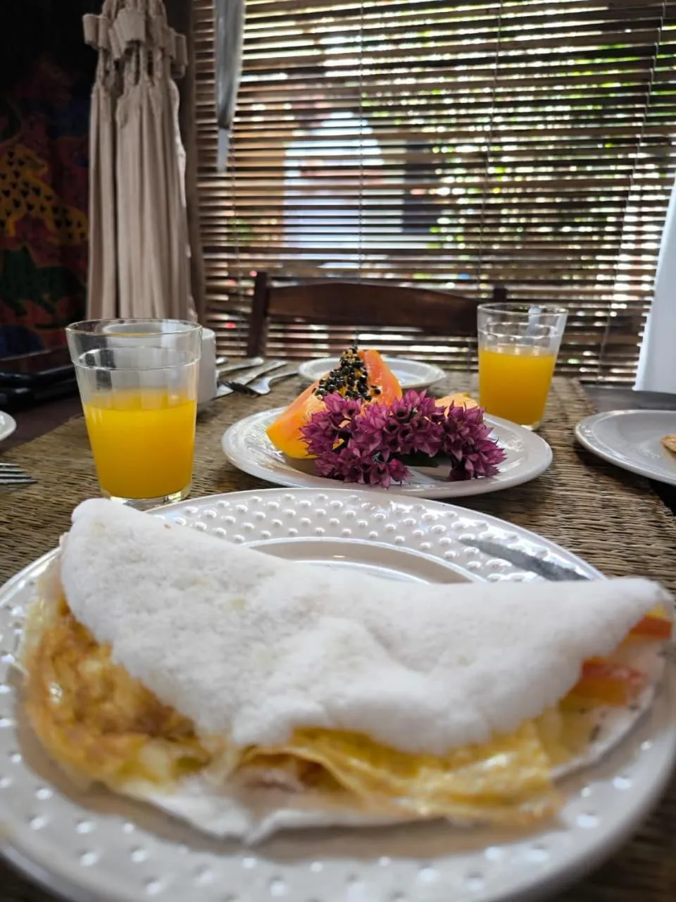 Breakfast in Pousada Vilarejo