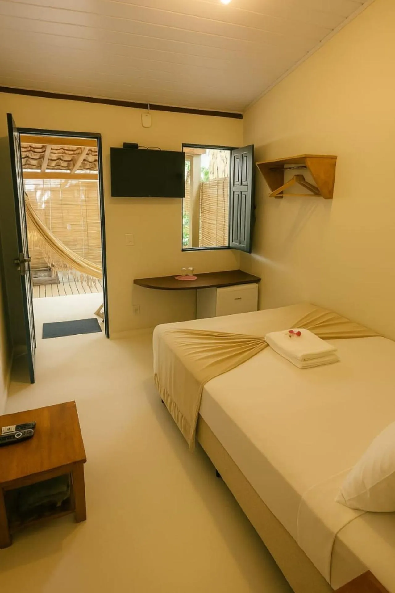 Bed in Pousada Vilarejo