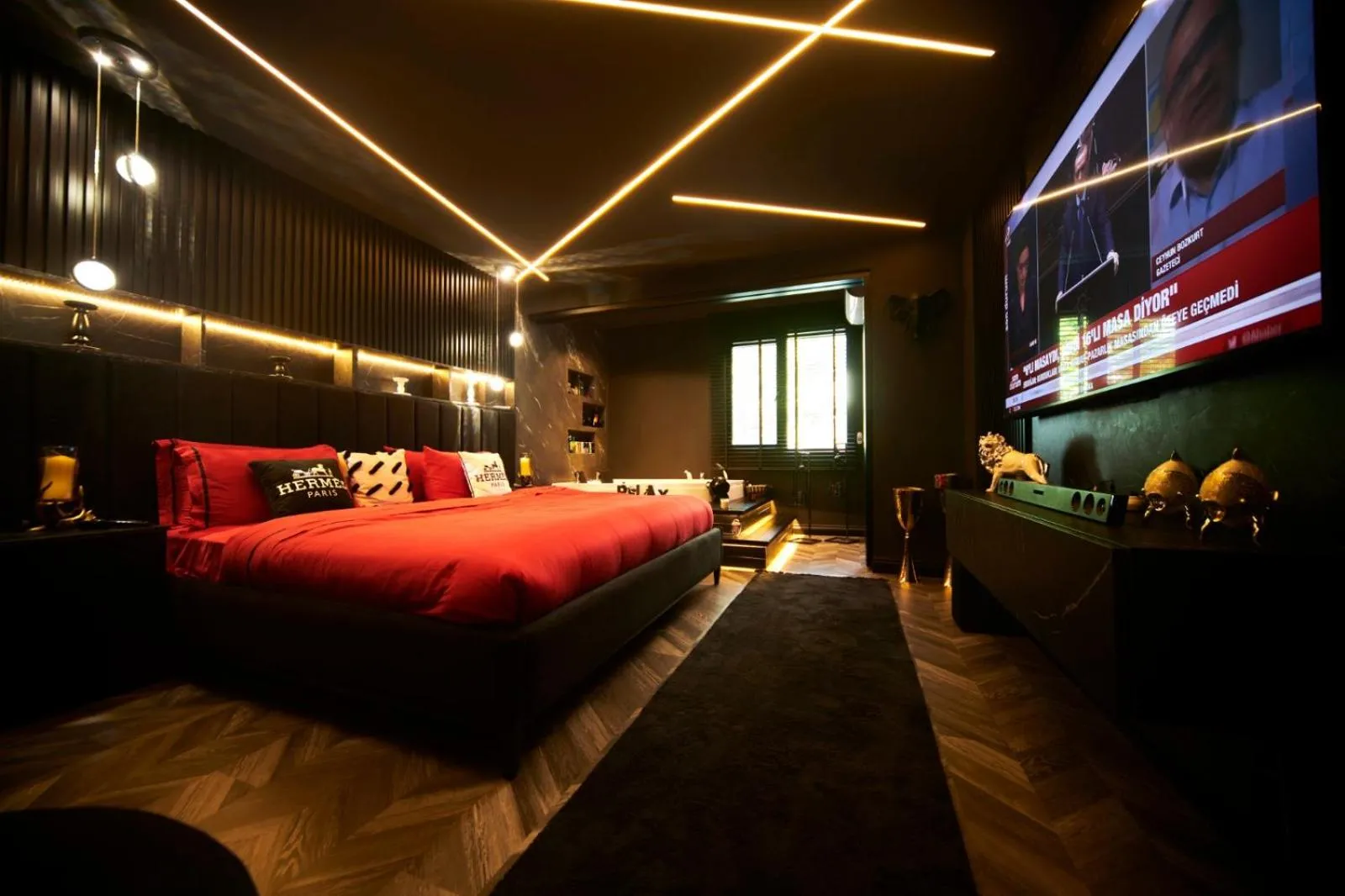 Bed in Saygın Apartments
