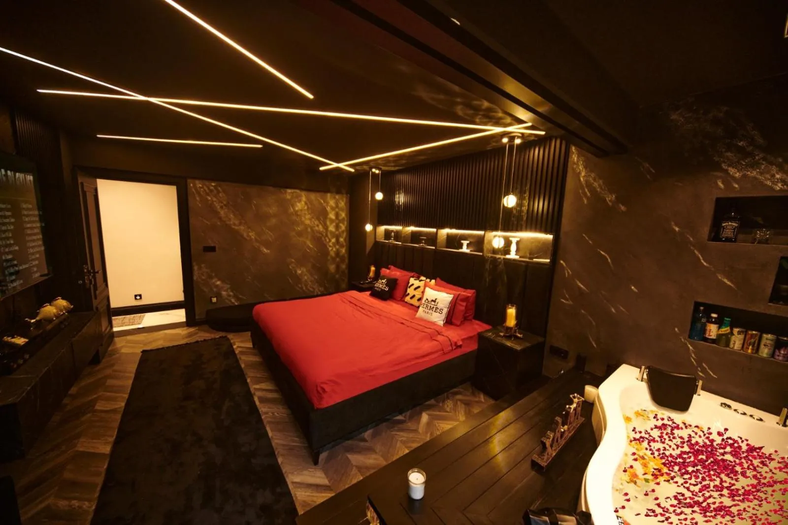 Bed in Saygın Apartments