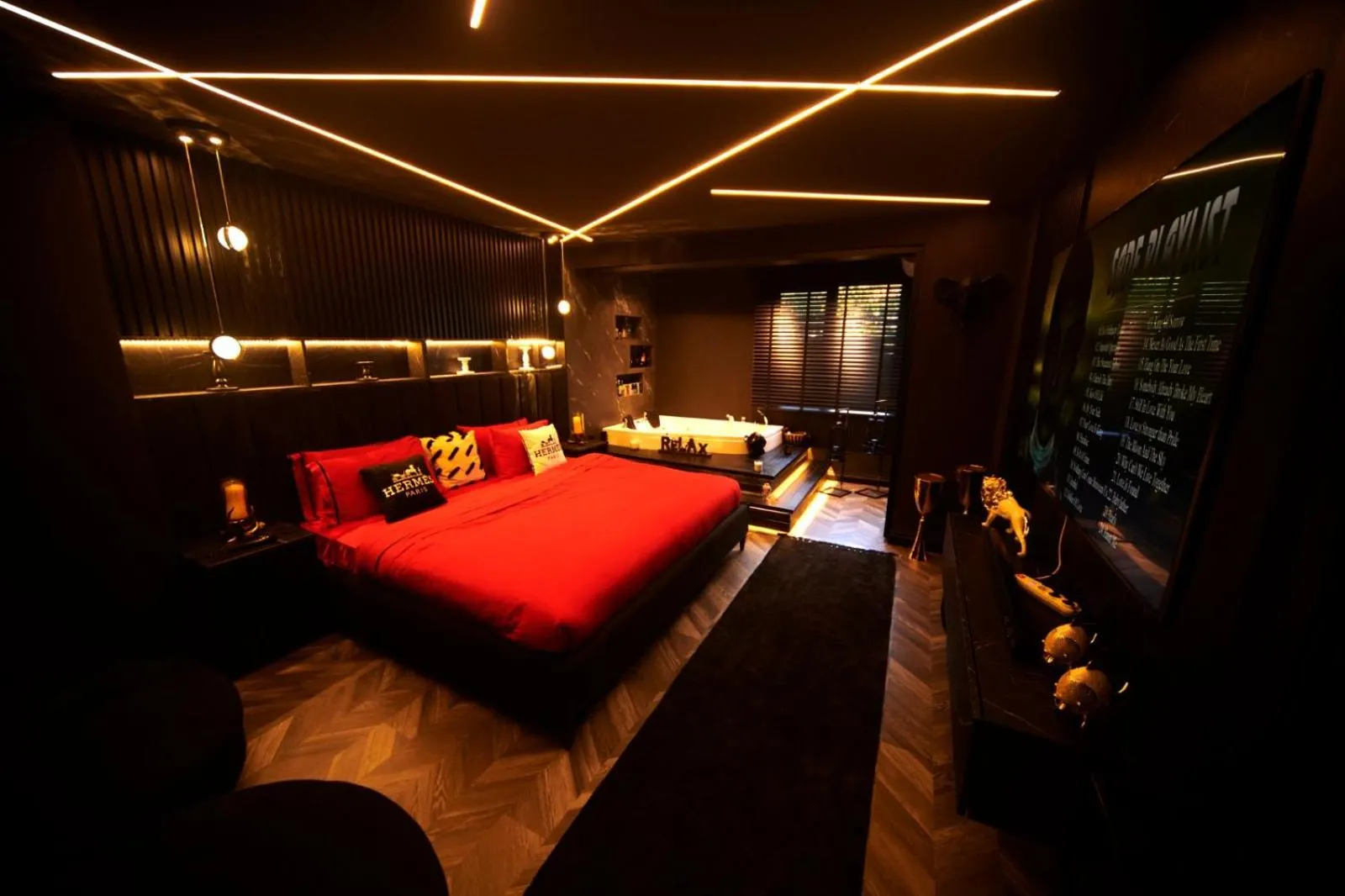 Bed in Saygın Apartments