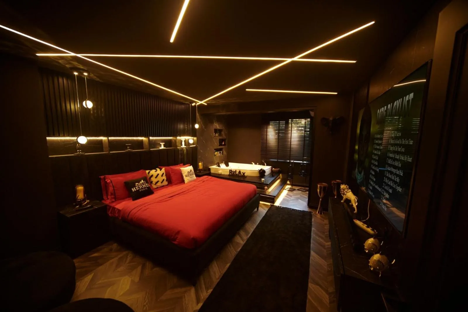 Bed in Saygın Apartments