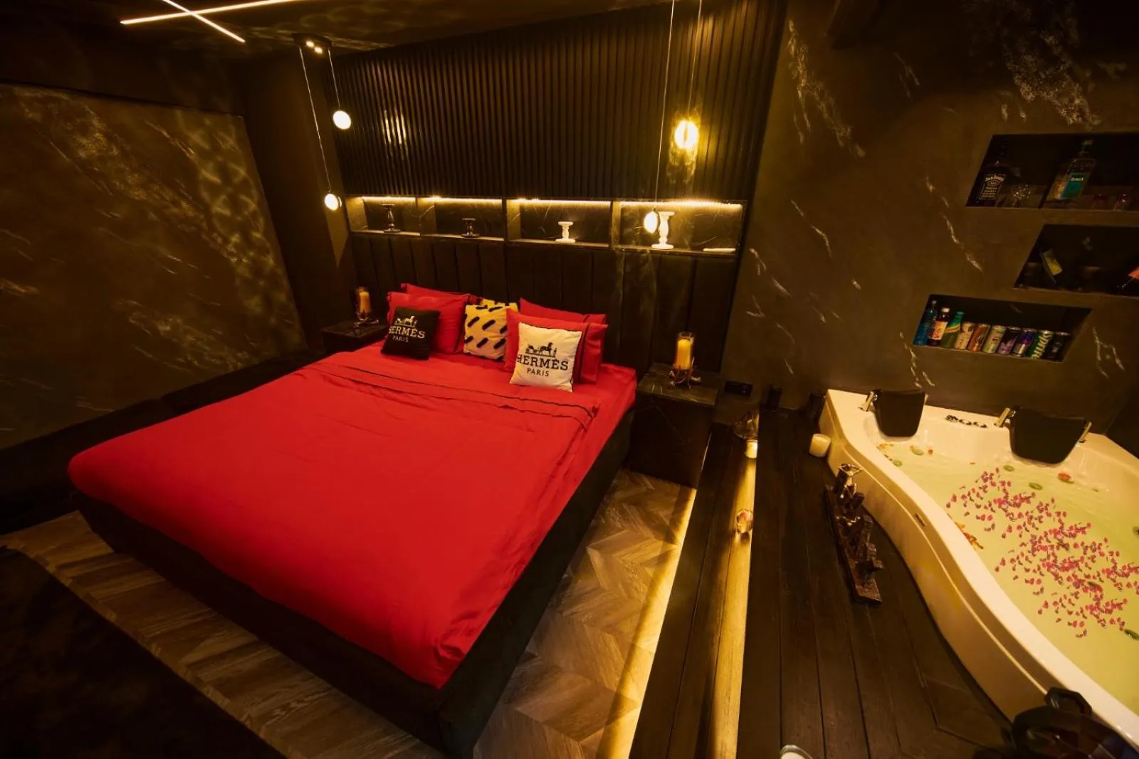 Bed in Saygın Apartments