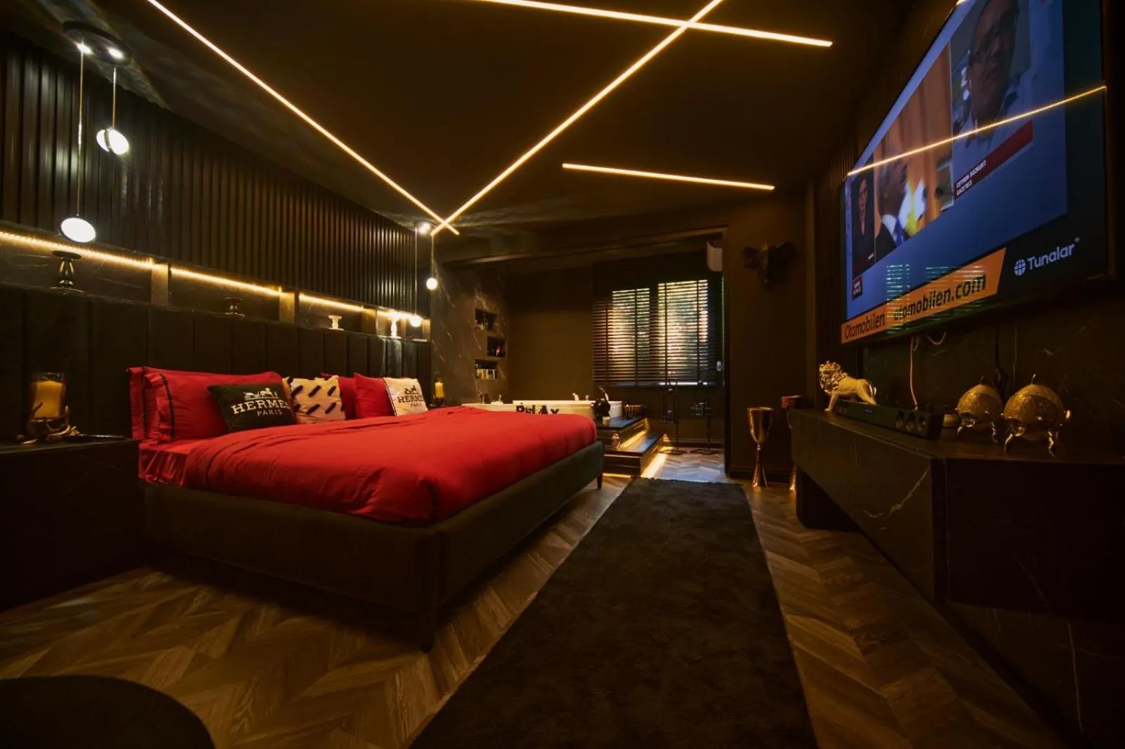 Bed in Saygın Apartments