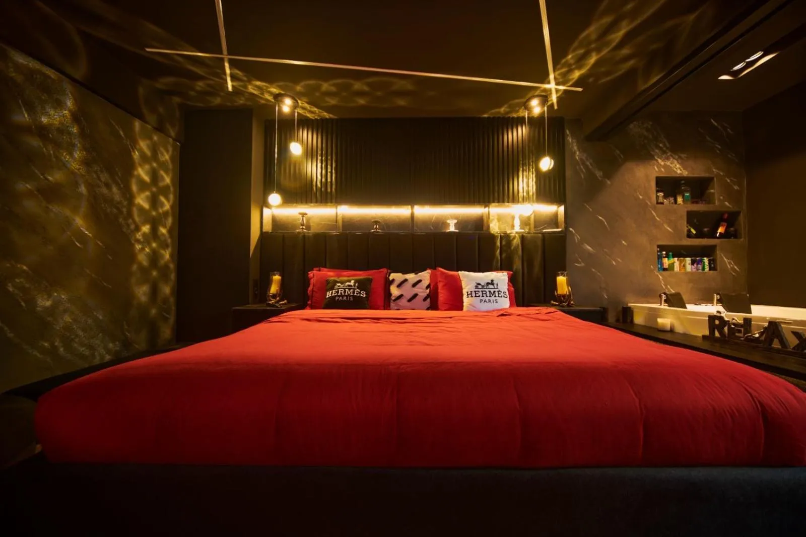 Bed in Saygın Apartments