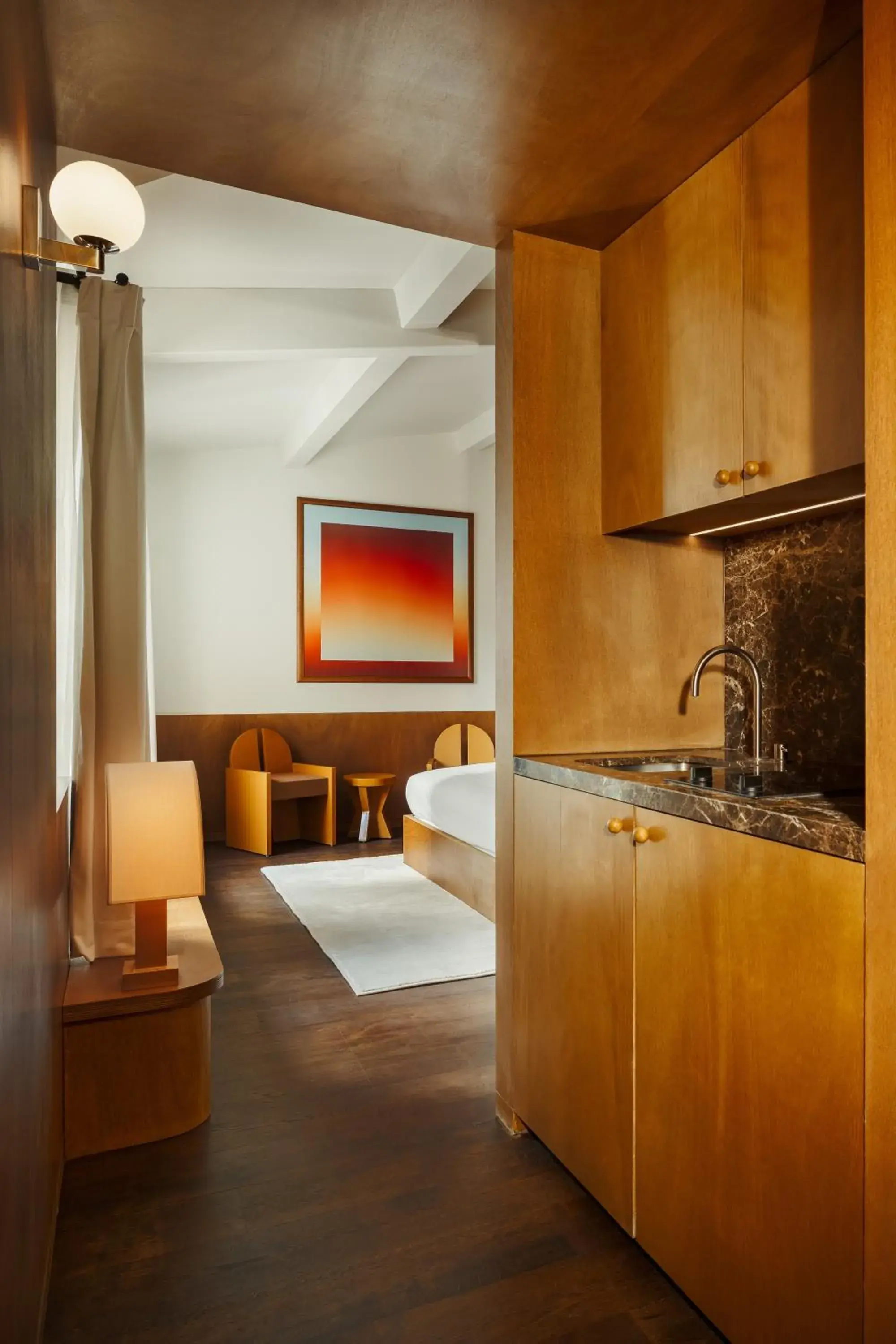 Coffee/tea facilities, Bed in Edgar Suites - Bouchardon Coffee/tea facilities, Bed in Edgar Suites - Bouchardon