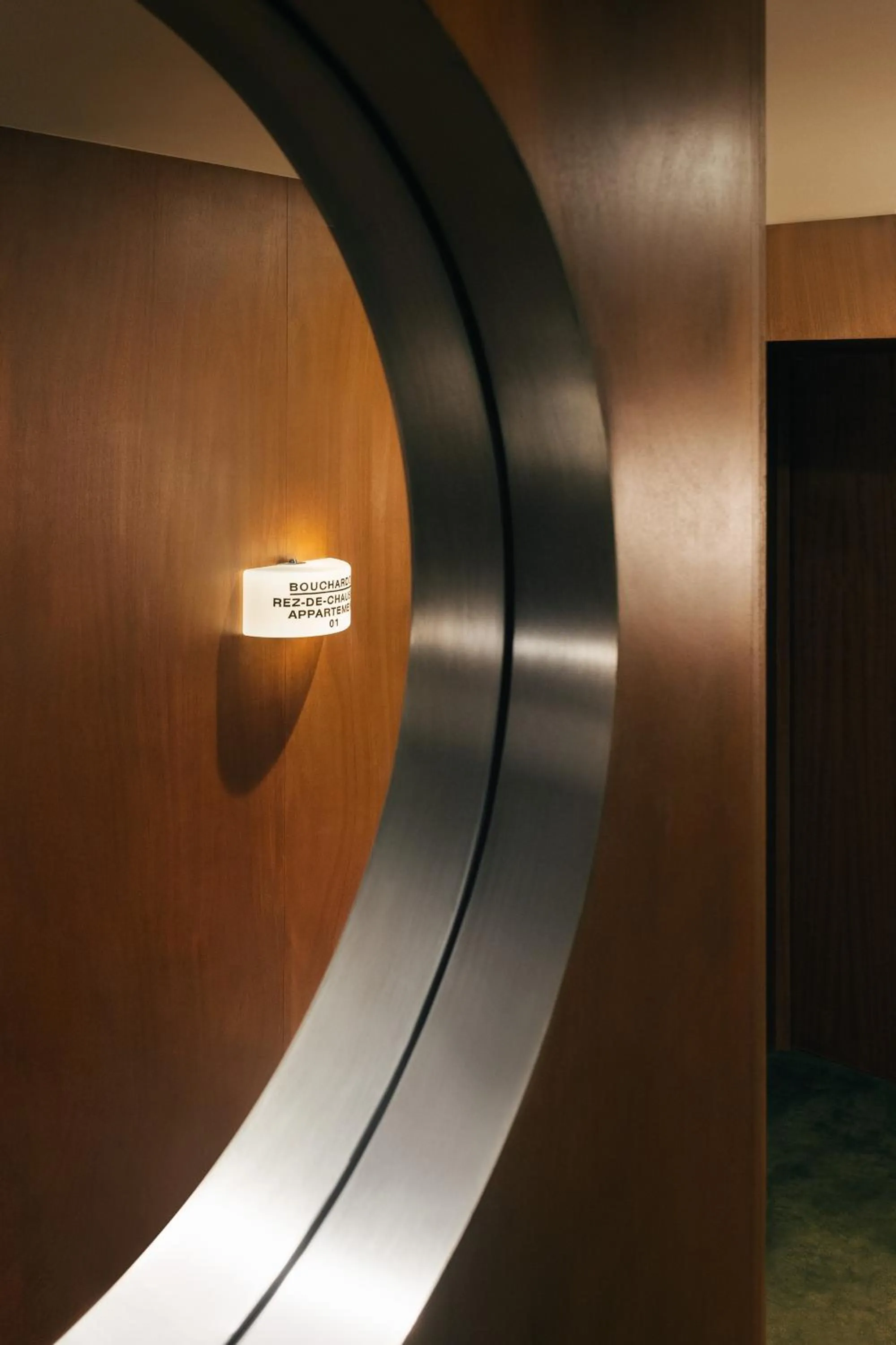 Decorative detail in Edgar Suites - Bouchardon