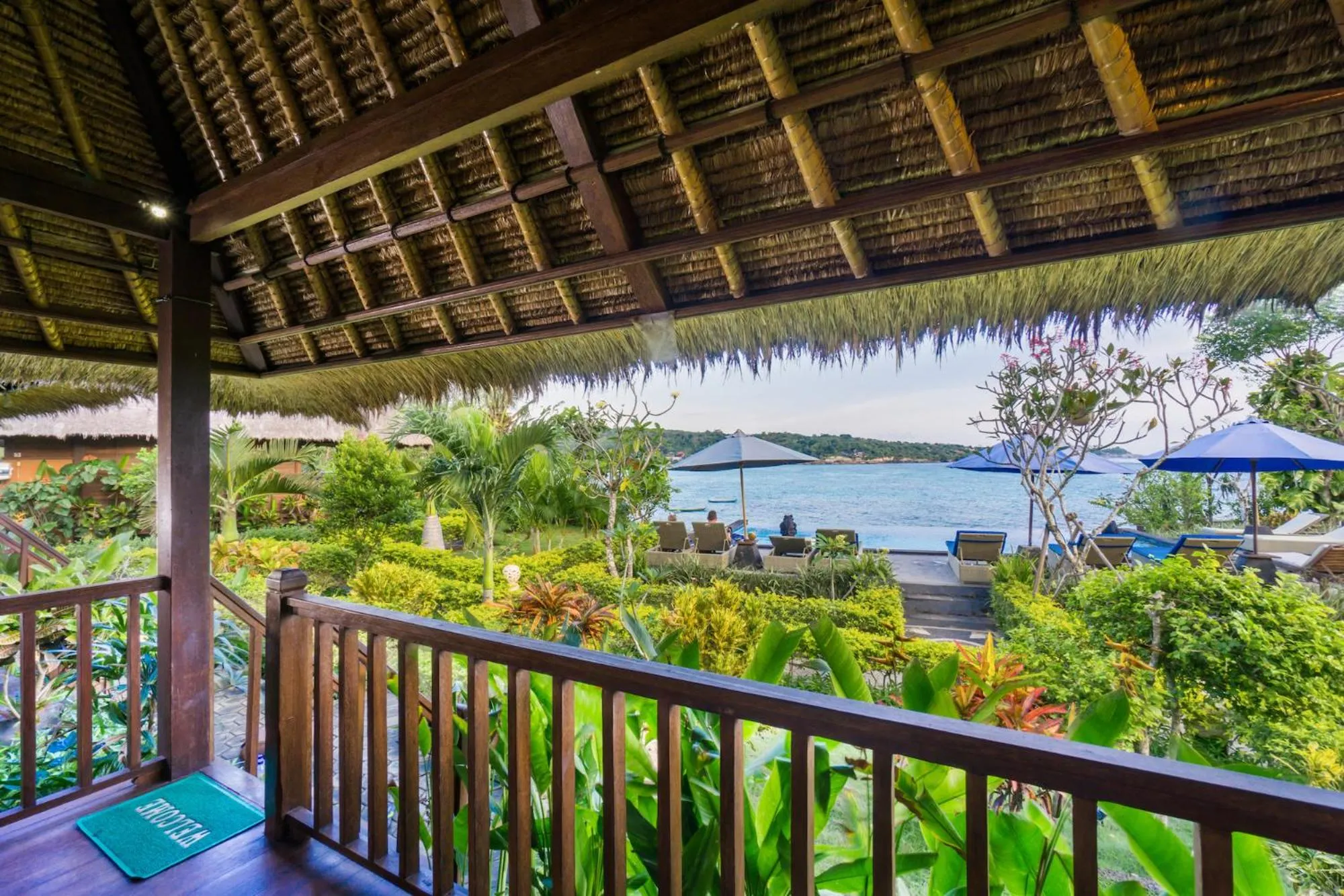 Balcony/Terrace in Laguna Reef Huts