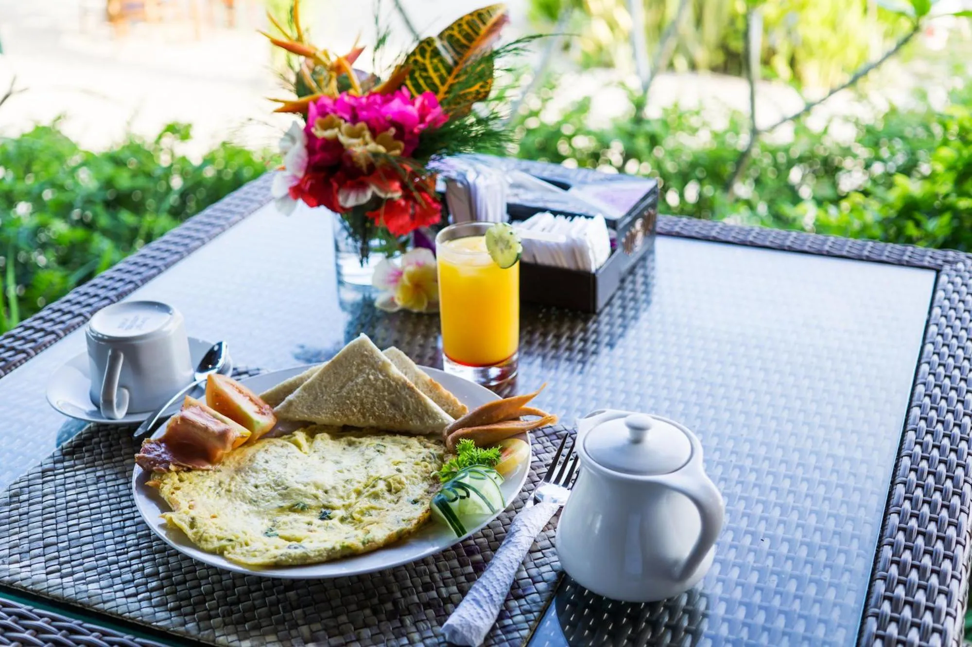 Food close-up in Laguna Reef Huts