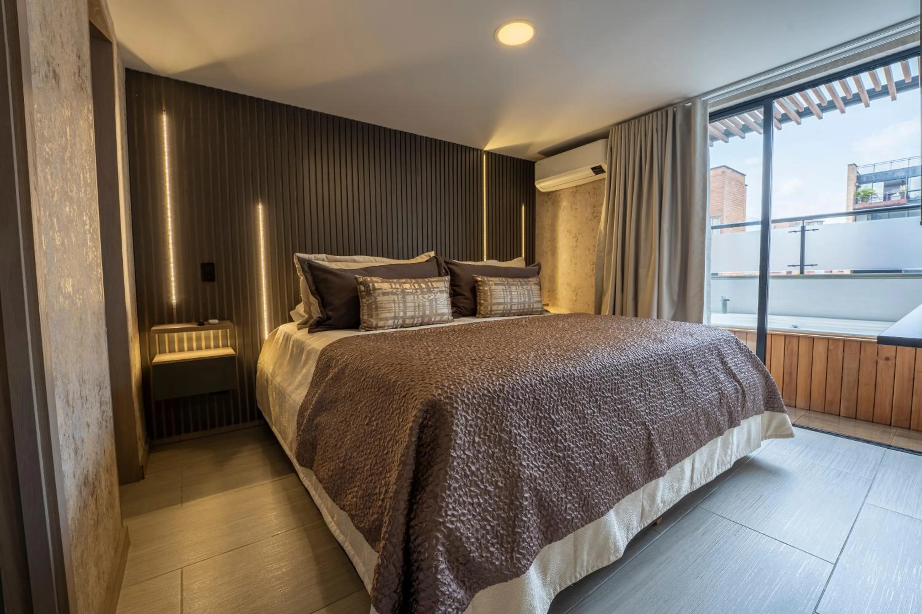 Bed in Luxury Apartments Prana By Cadissa