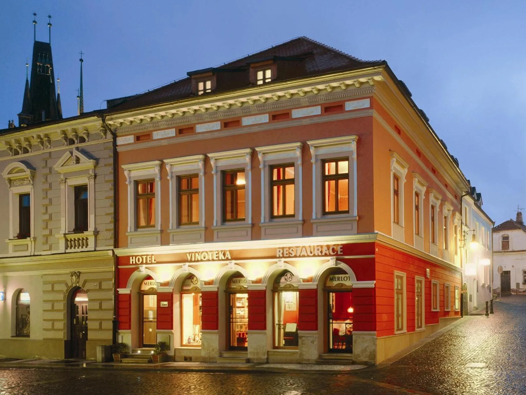 Property building in Hotel Merlot