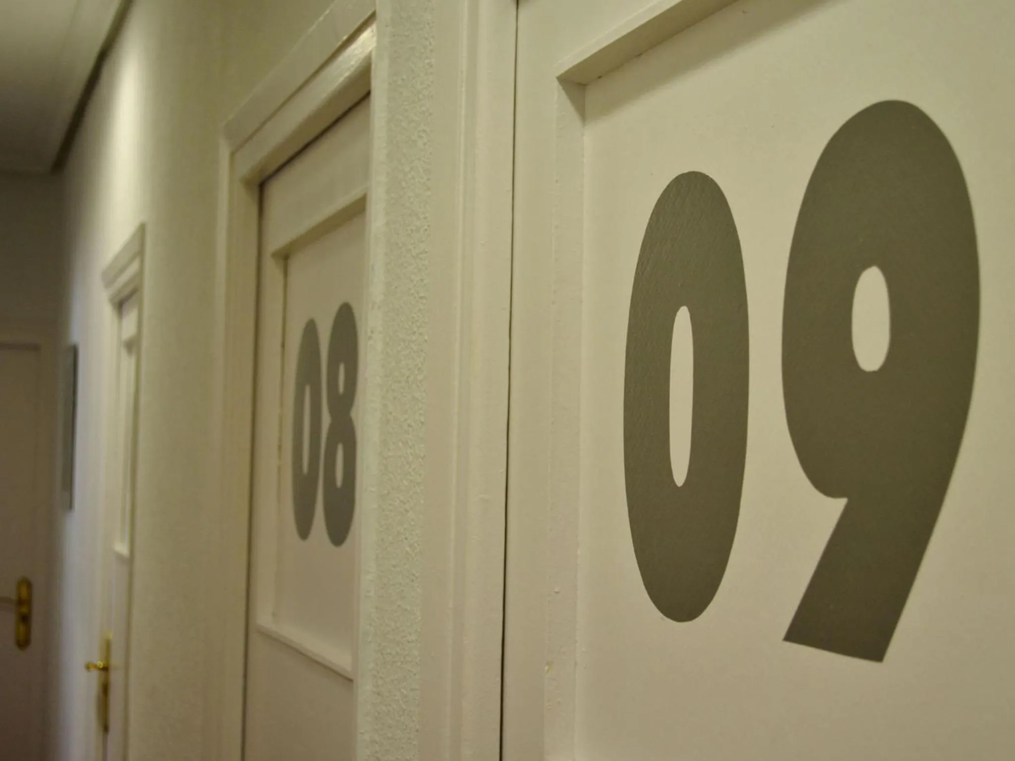 Decorative detail in Roomin Hostel