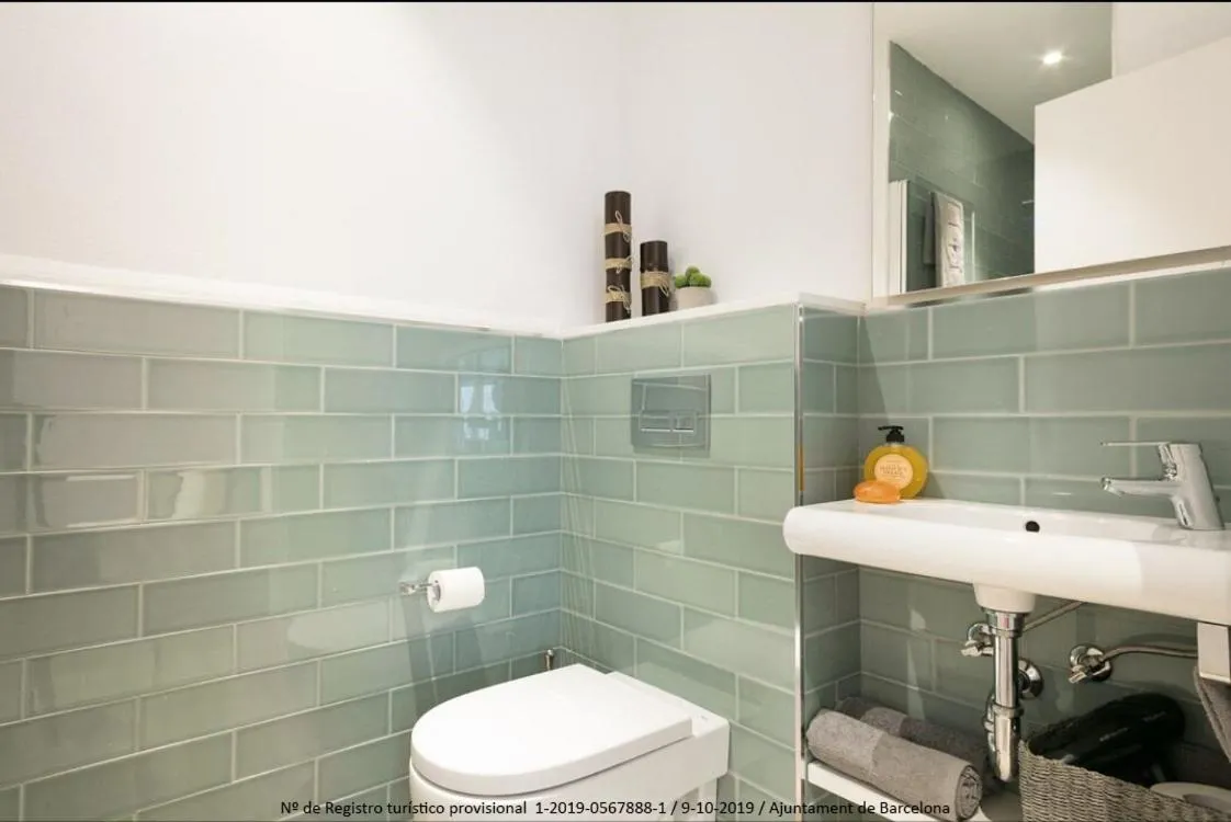 Shower in Catalonia Square Terrace & 5 bathrooms 5BD-5BTH