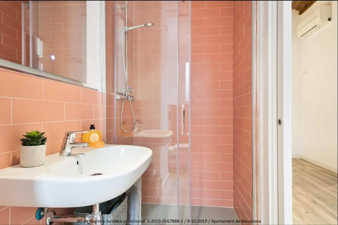 Shower in Catalonia Square Terrace & 5 bathrooms 5BD-5BTH