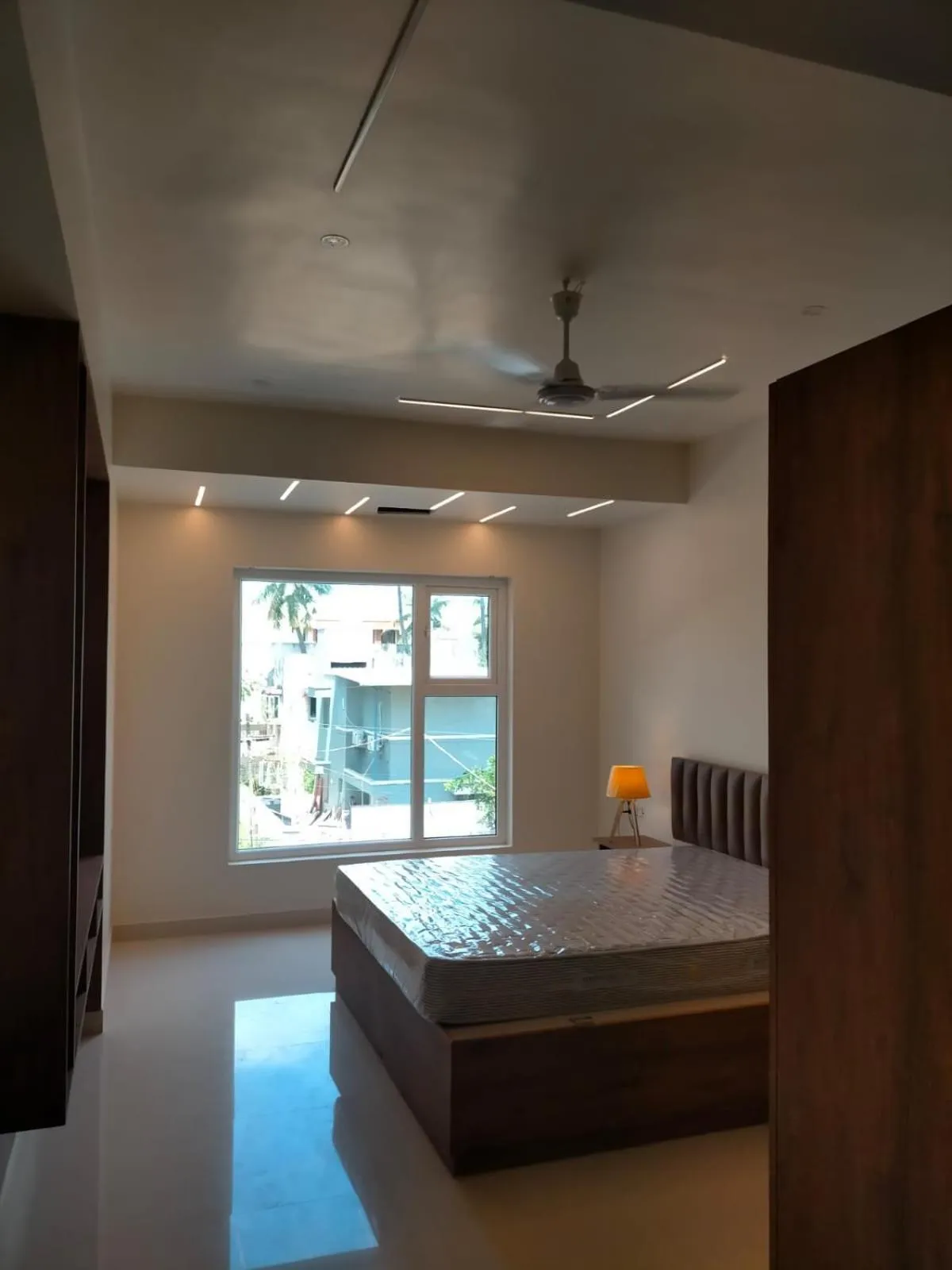 Bed in DrizzleDrop Inn Chennai