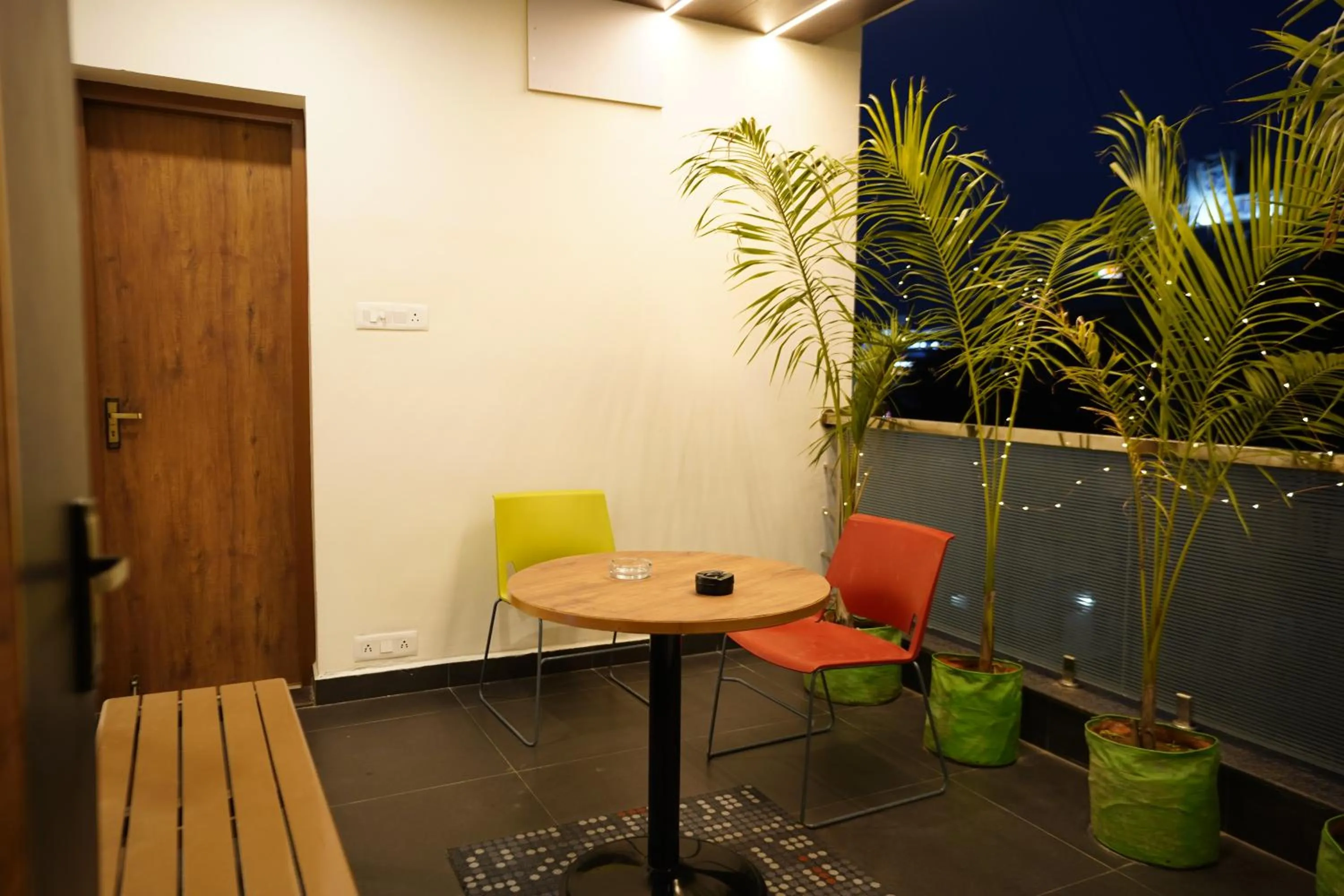 Patio in DrizzleDrop Inn Chennai