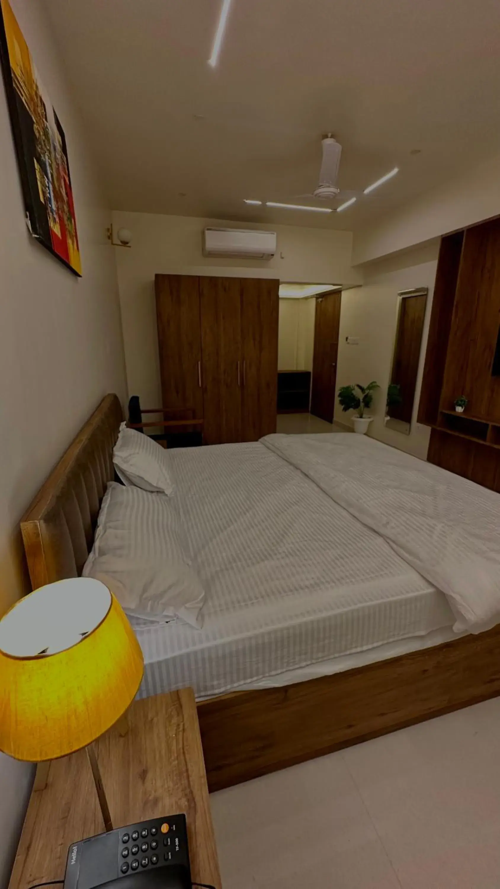 Bed in DrizzleDrop Inn Chennai Bed in DrizzleDrop Inn Chennai