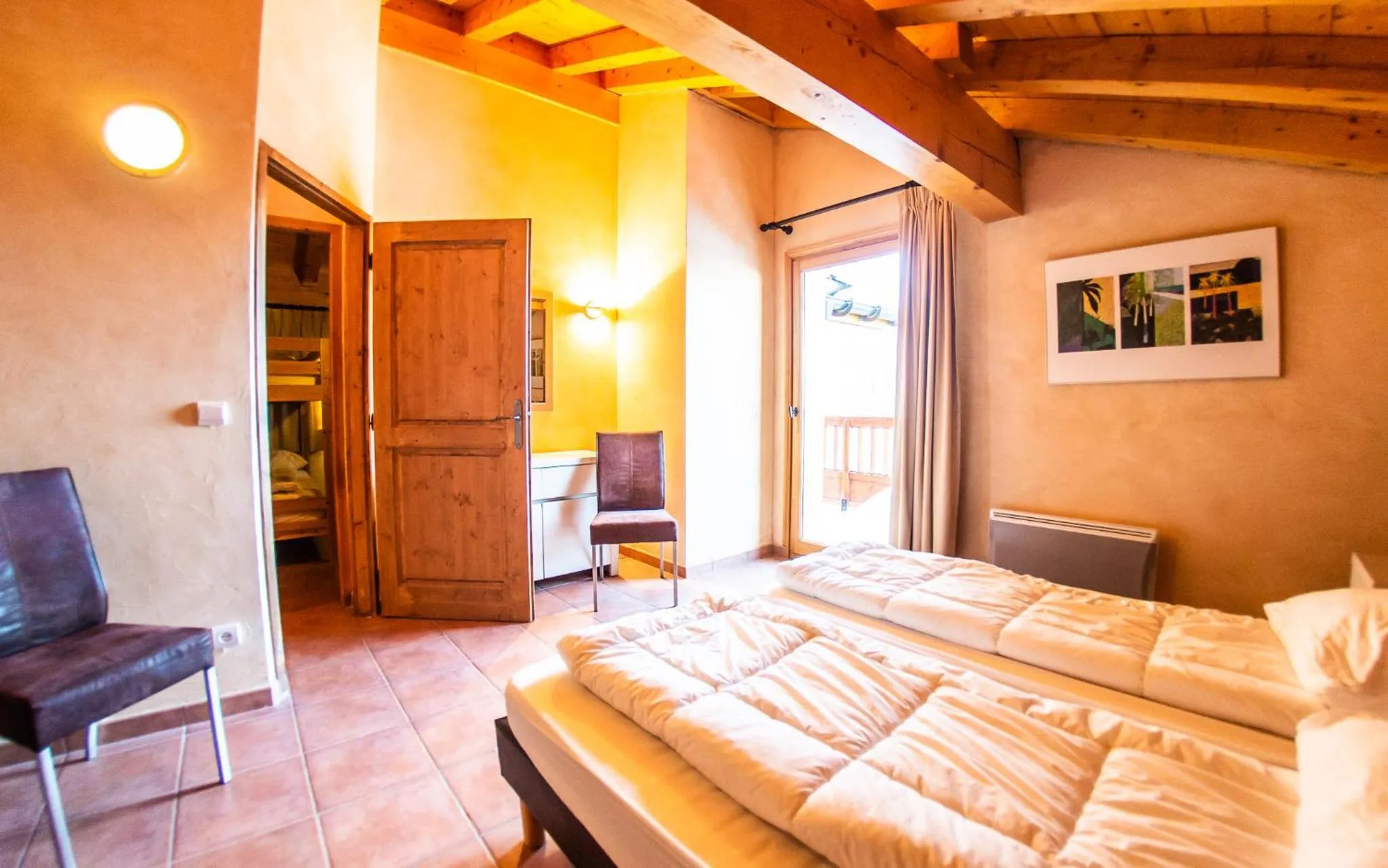 Bed in Parc Madeleine - CHALETS