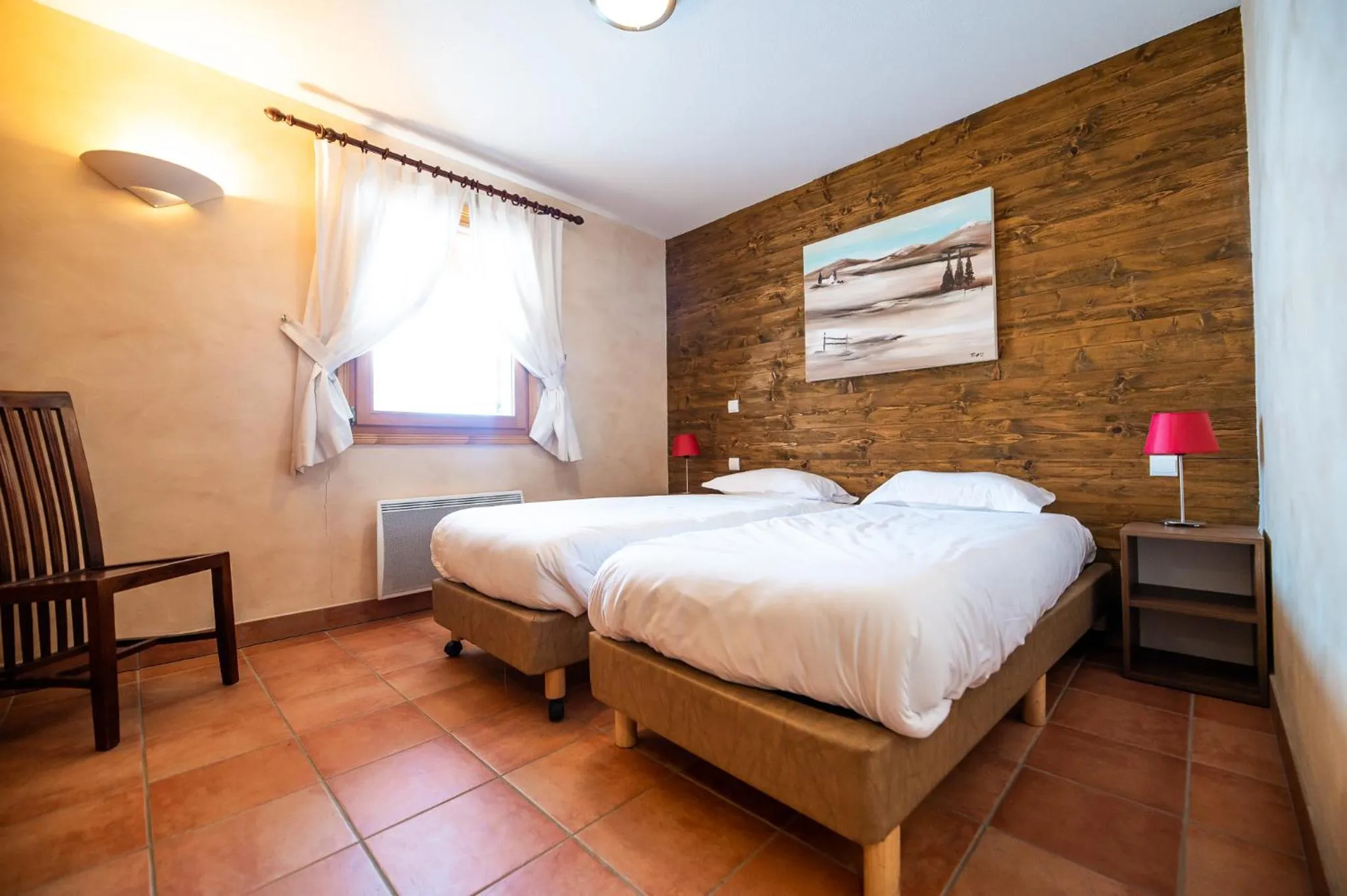 Bed in Parc Madeleine - CHALETS