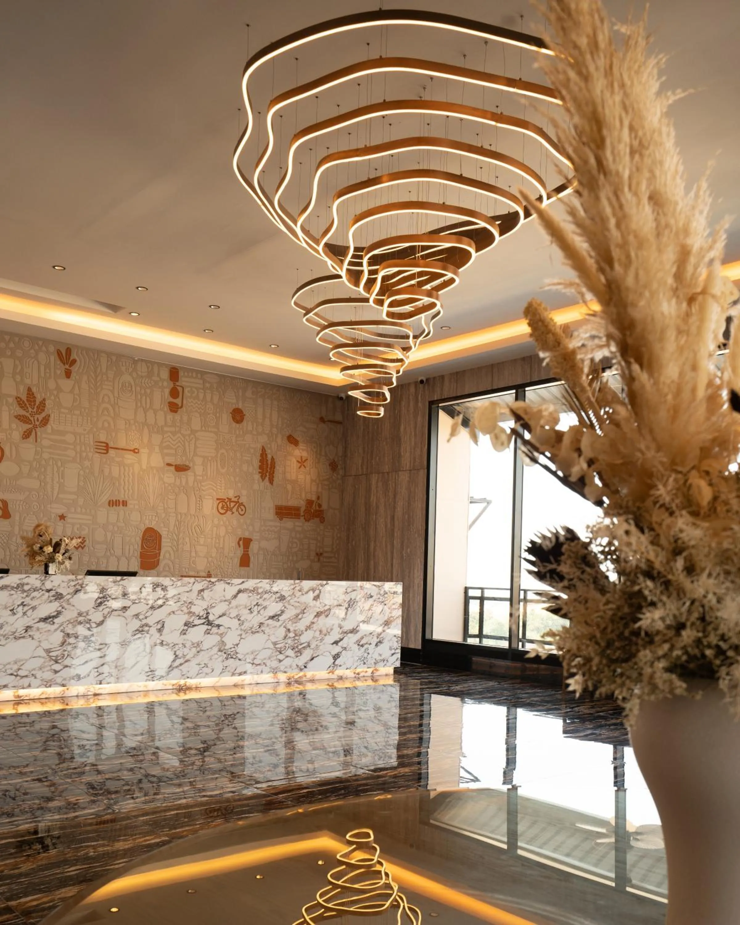 Lobby or reception in Monkeys Canopy Resort