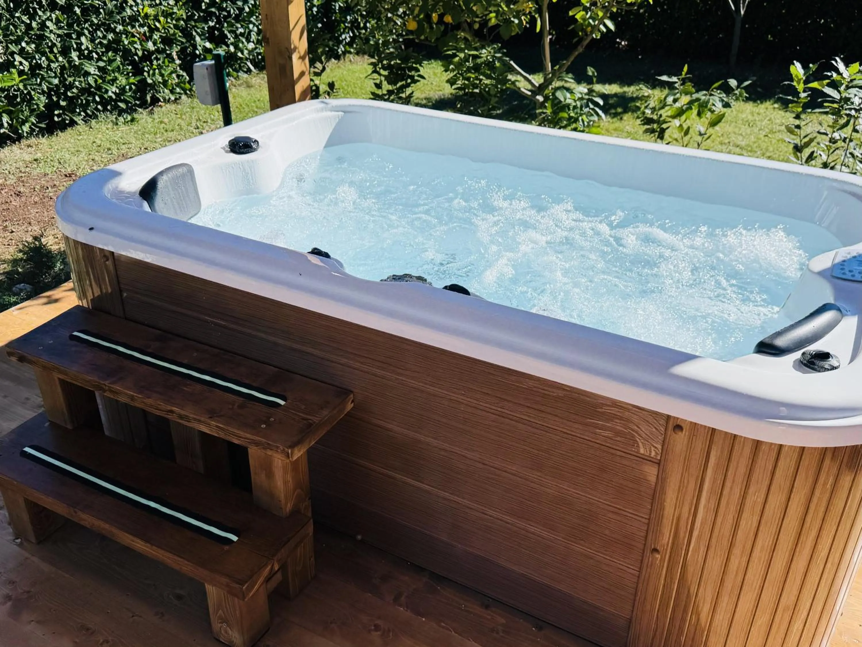 Hot Tub in Agriturismo Il Timo