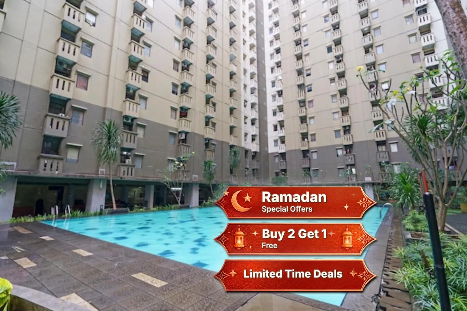 Facade/entrance in OYO Life 93251 Apartement Gateway Cicadas By Alugada