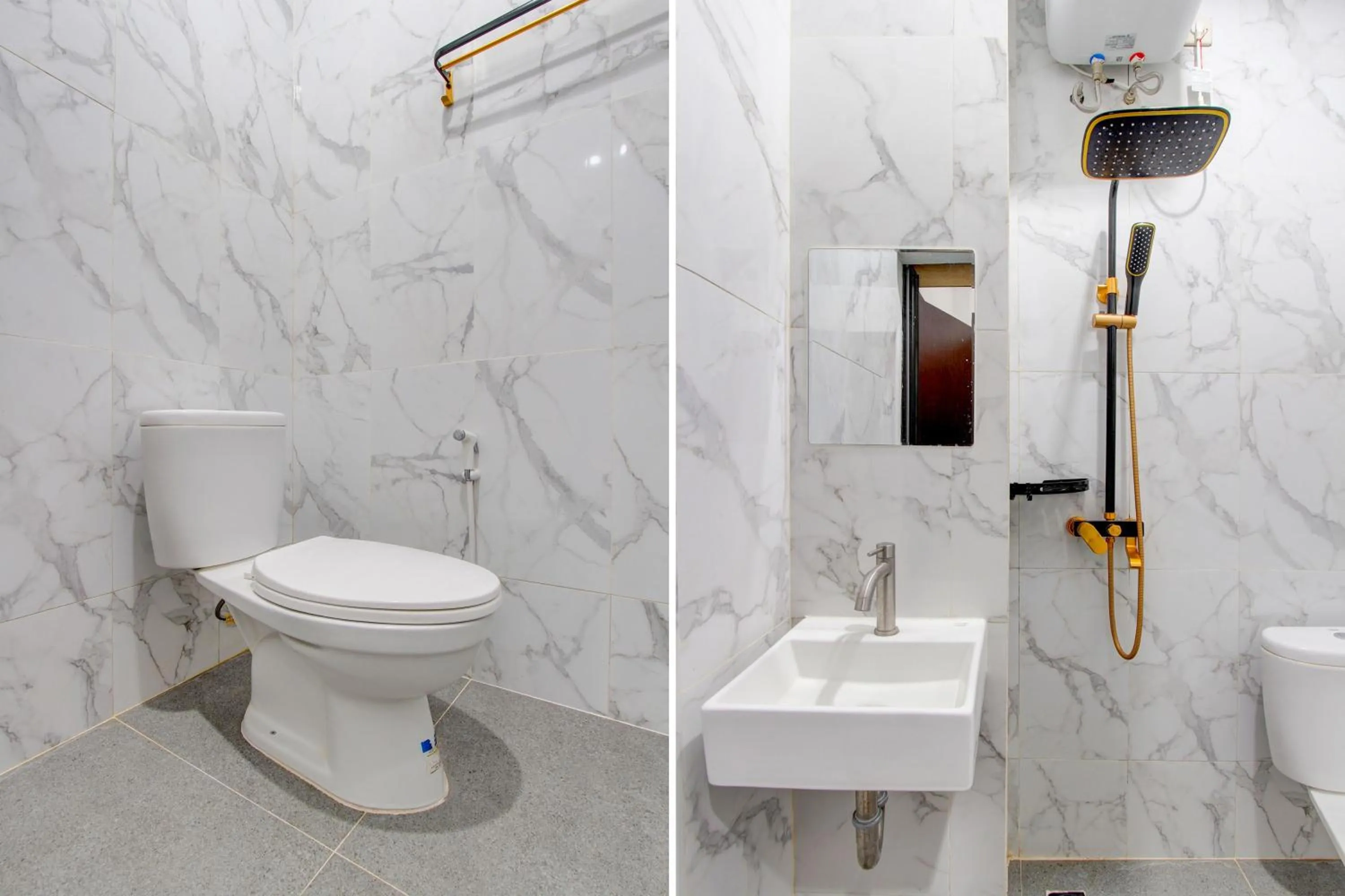 Bathroom in Capital O 93266 Palmier Hotel