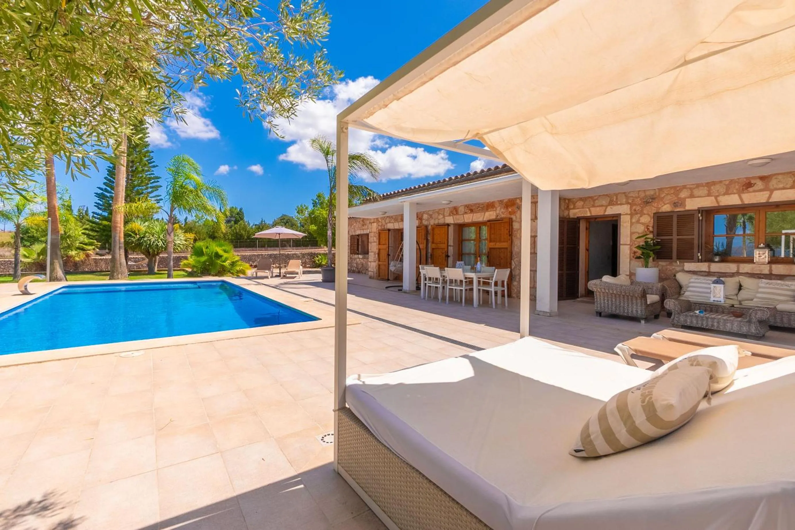 Pool view in Villa Muro Garden