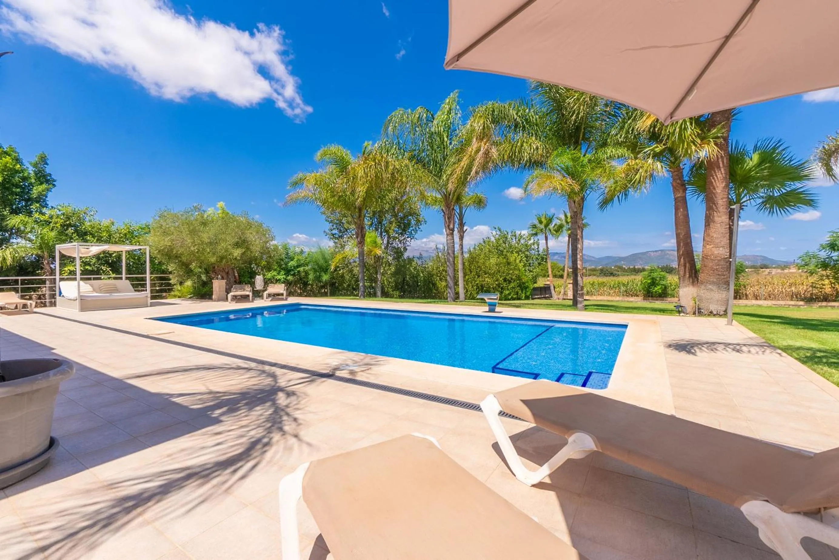 Pool view in Villa Muro Garden