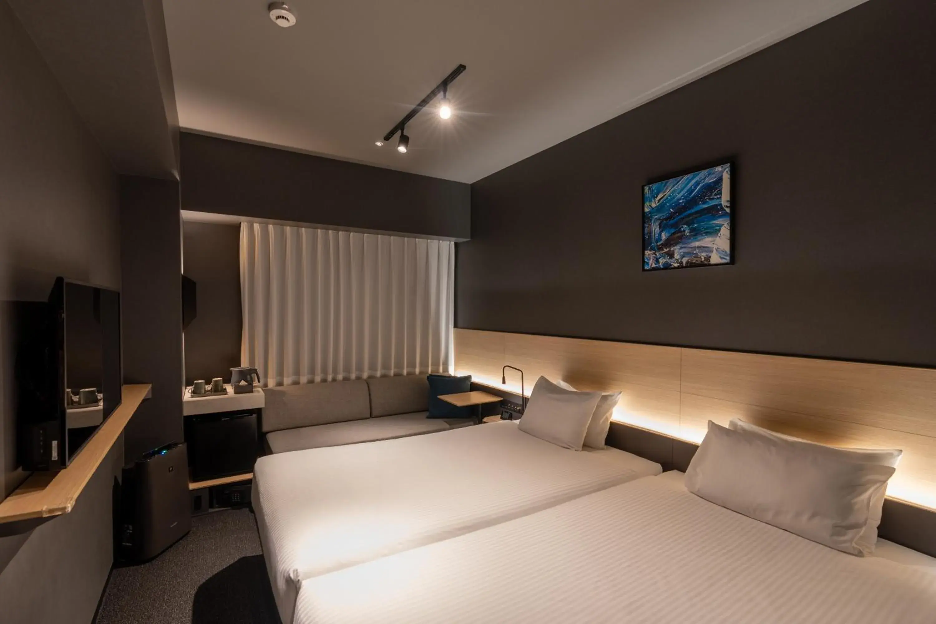 Twin Room - single occupancy in Grids Premium Hotel Kumamoto Twin Room - single occupancy in Grids Premium Hotel Kumamoto