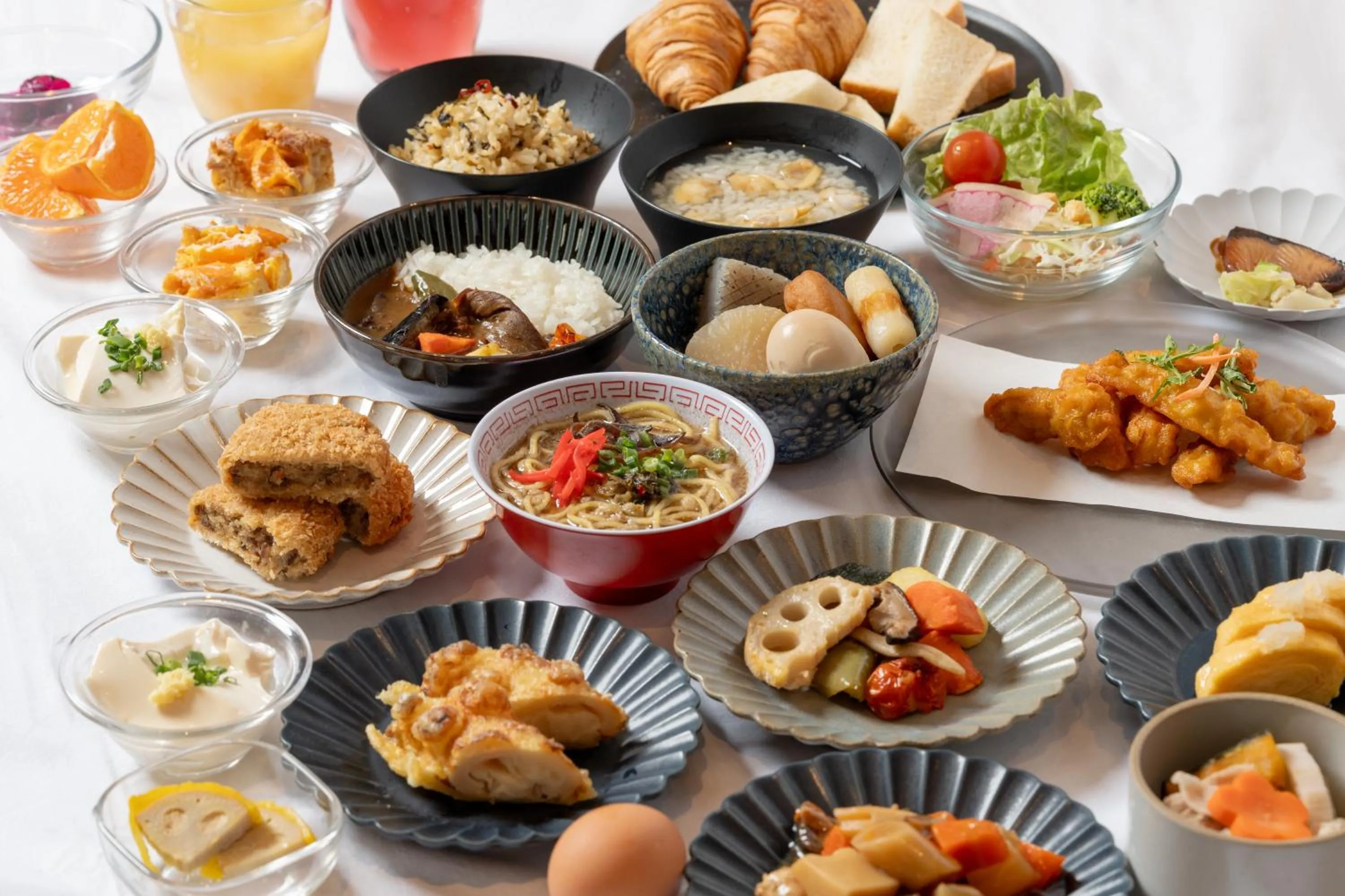 Breakfast in Grids Premium Hotel Kumamoto