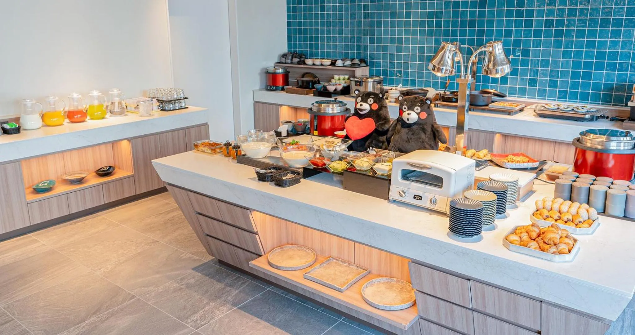 Breakfast in Grids Premium Hotel Kumamoto