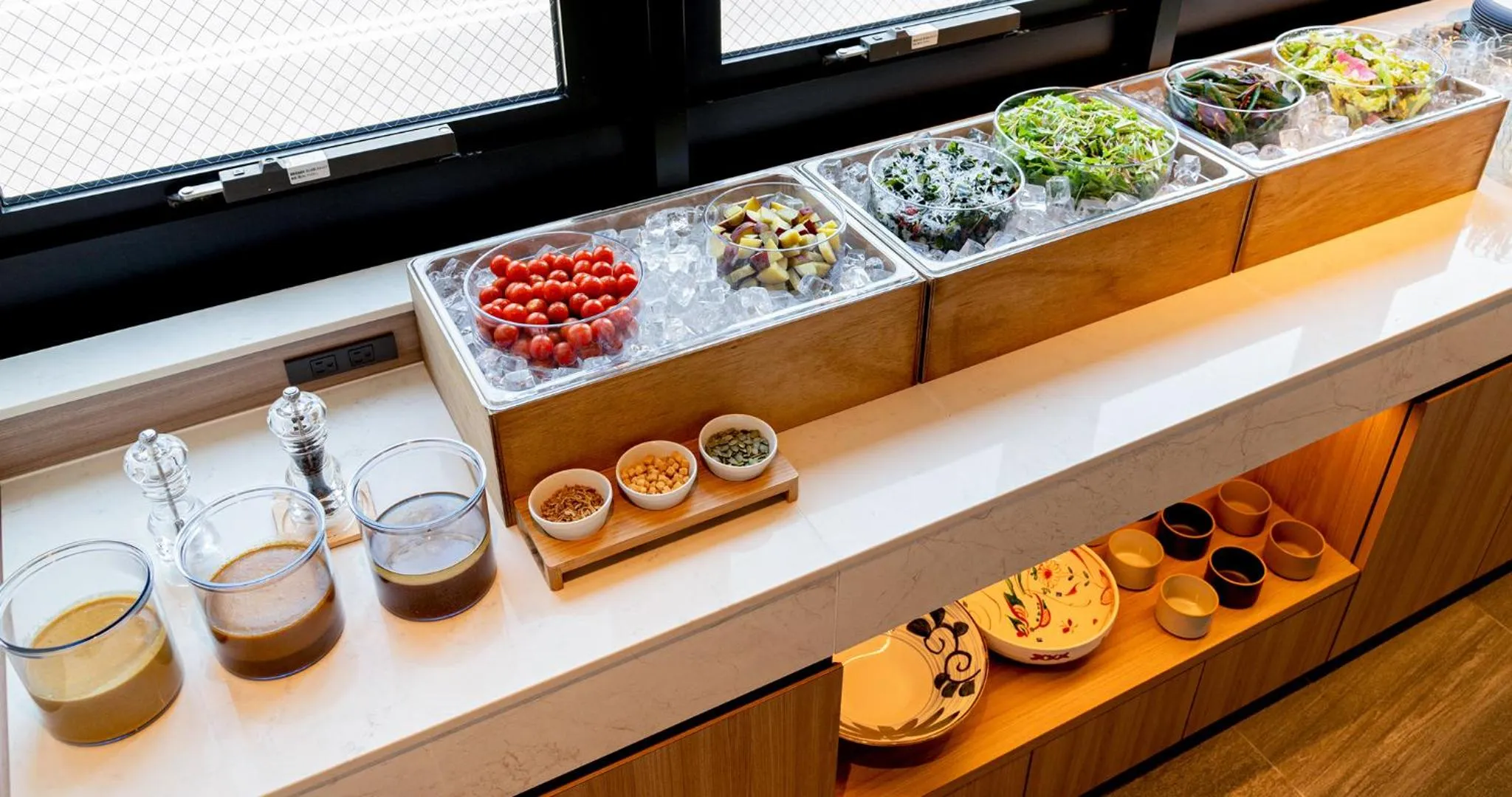 Buffet breakfast in Grids Premium Hotel Kumamoto