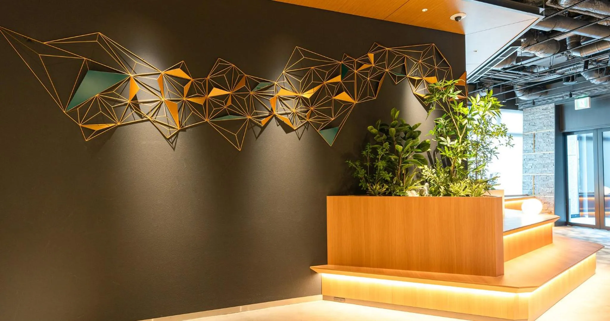 Decorative detail in Grids Premium Hotel Kumamoto