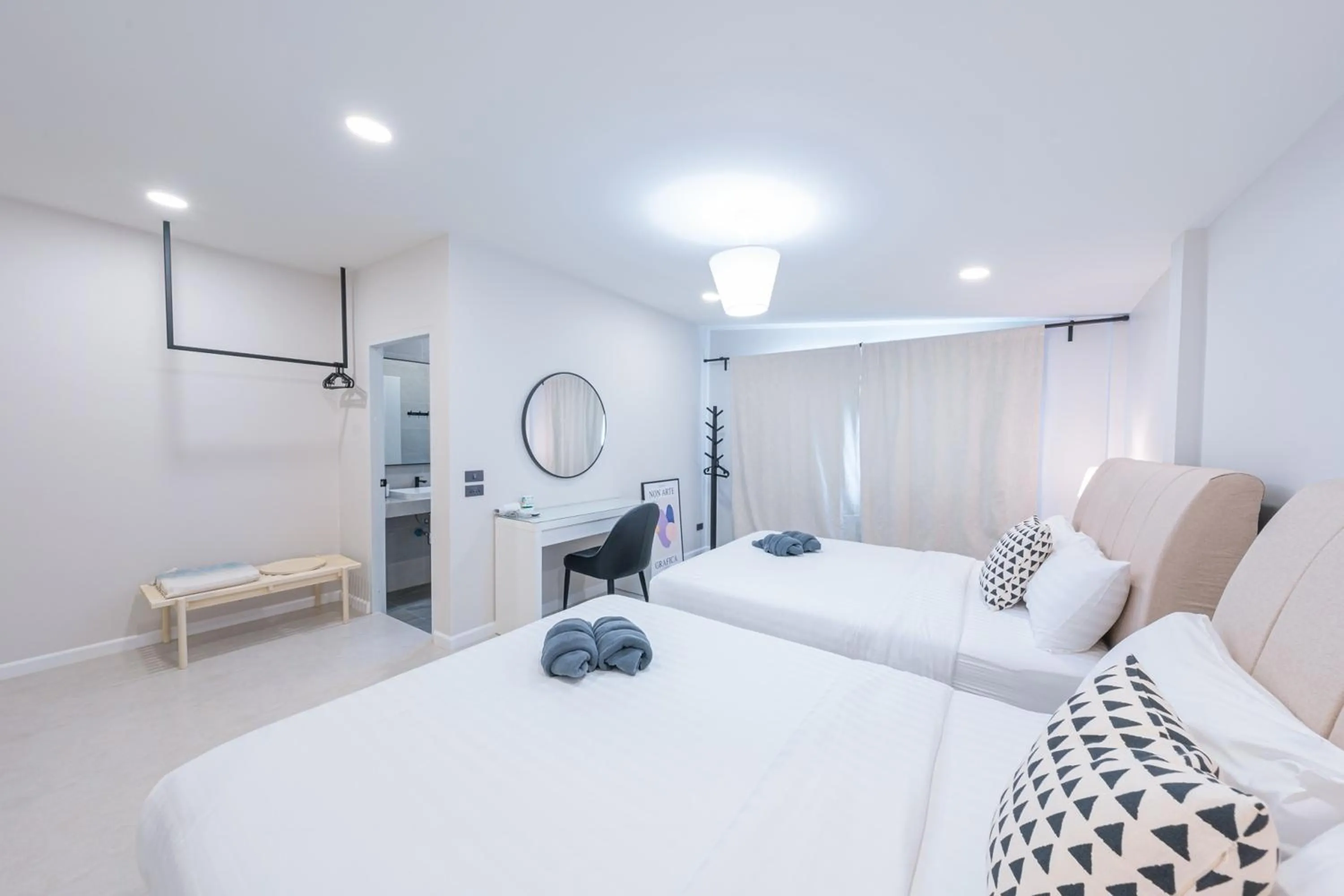 Bedroom, Bed in The 38 Pool Villas Pattaya