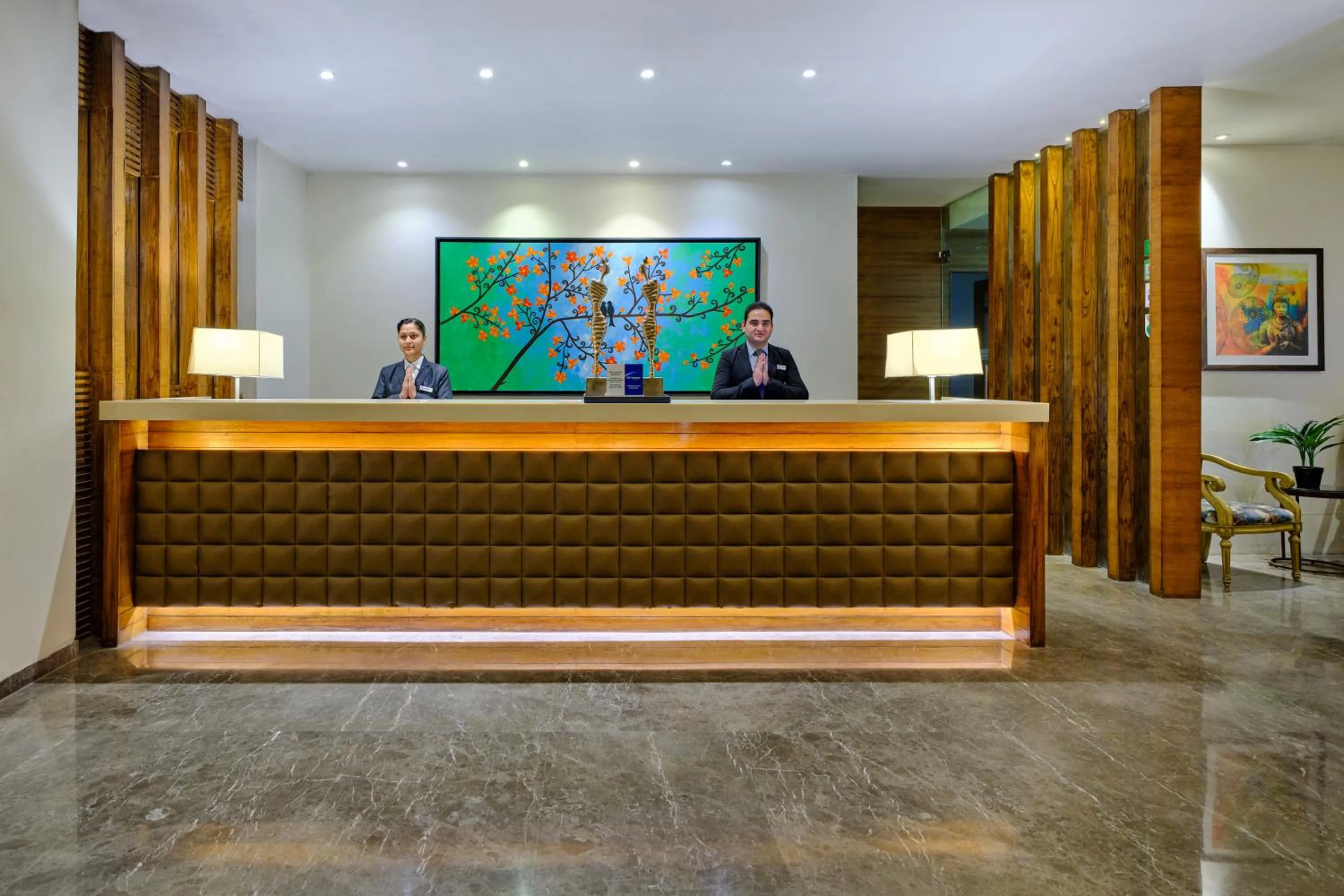 Lobby or reception in Best Western Country Woods Ambala