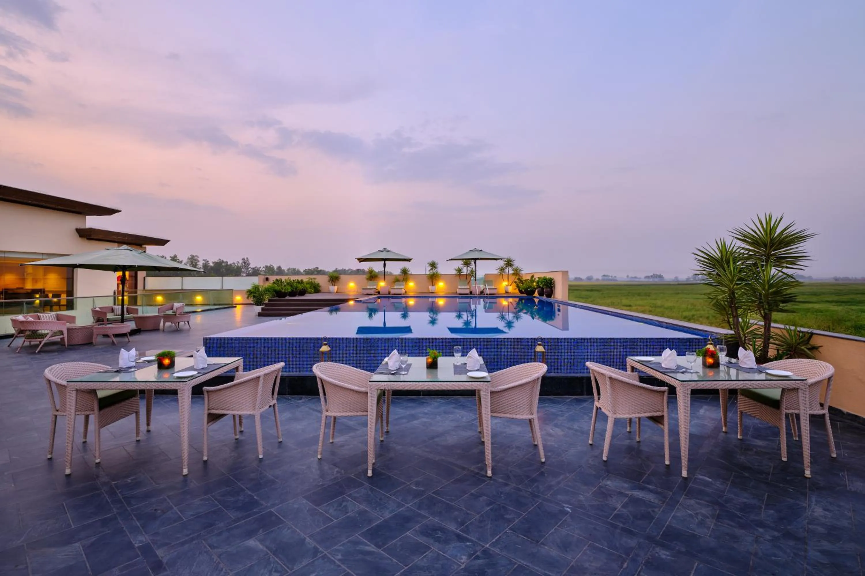 Balcony/Terrace in Best Western Country Woods Ambala
