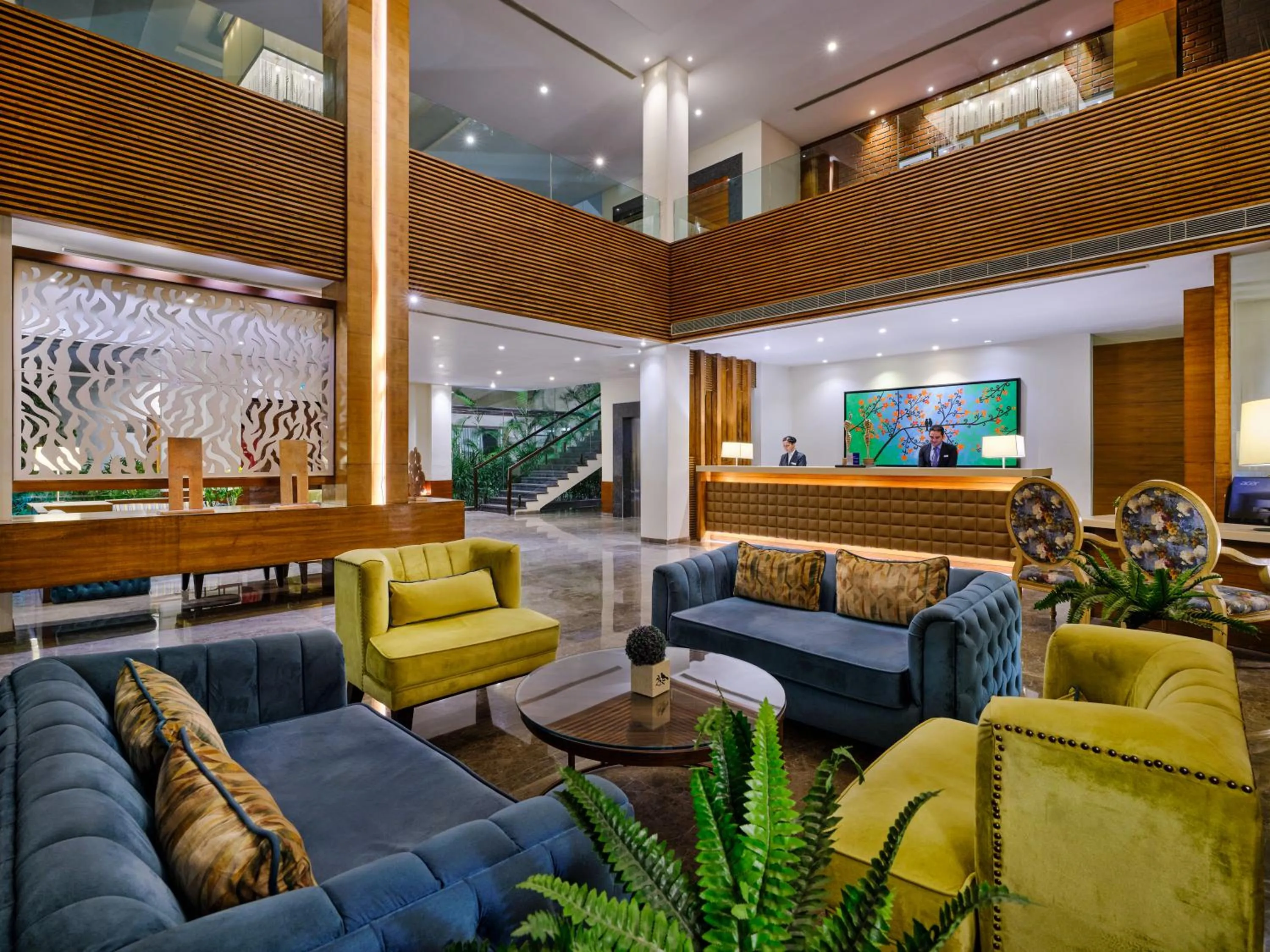 Lobby or reception in Best Western Country Woods Ambala