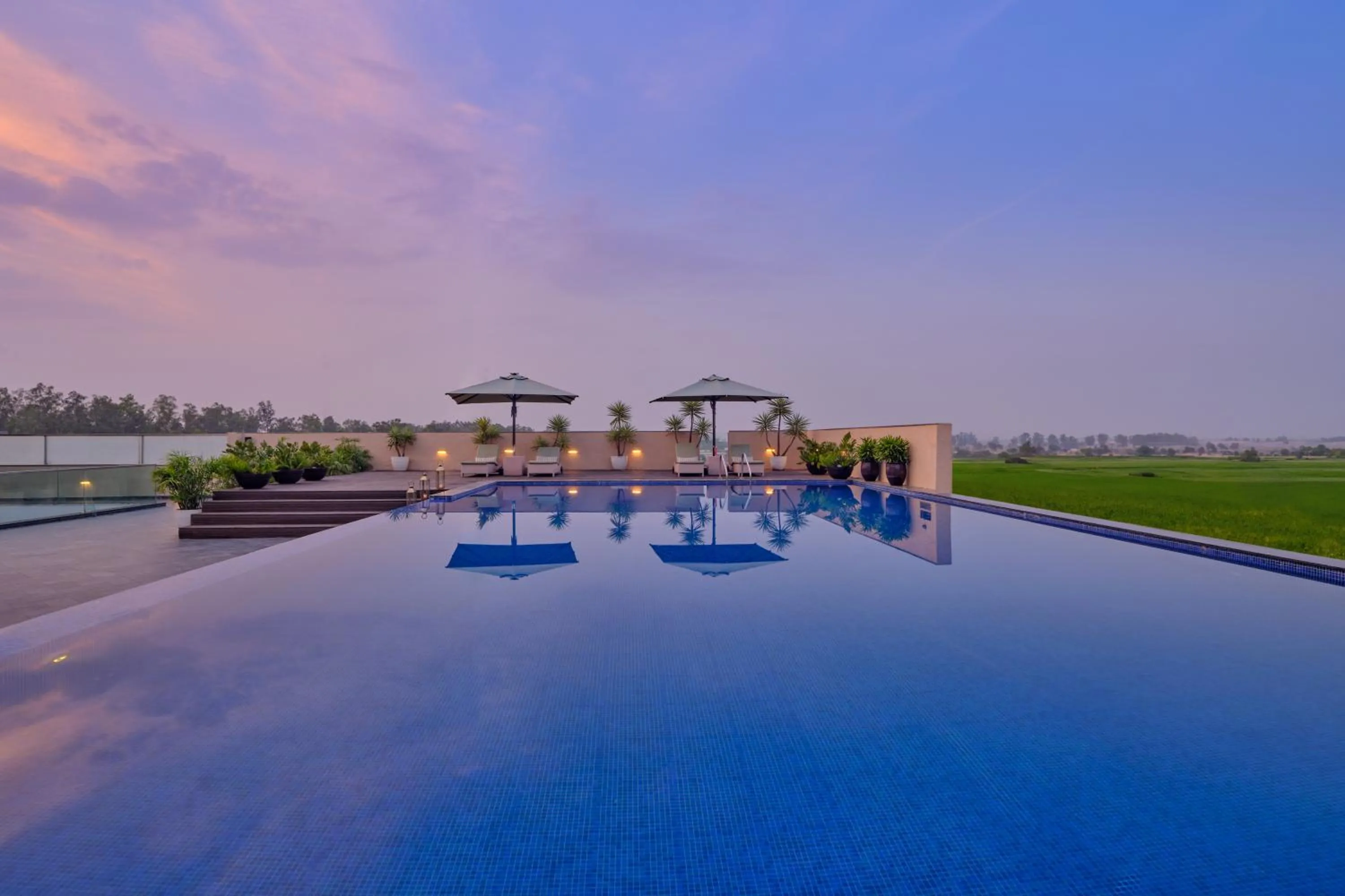 Swimming pool in Best Western Country Woods Ambala