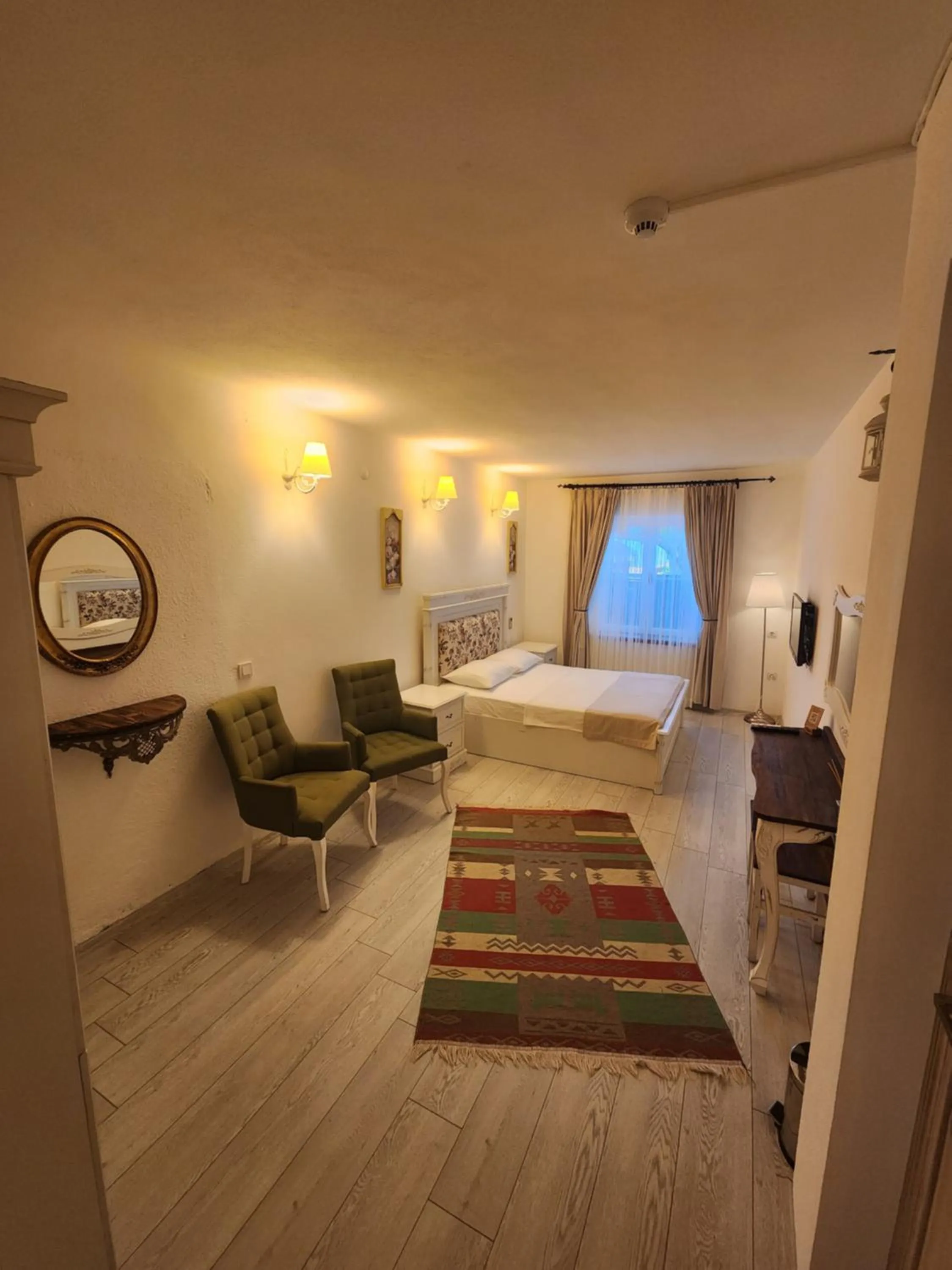 Bed in Tarcin Alacati Hotel