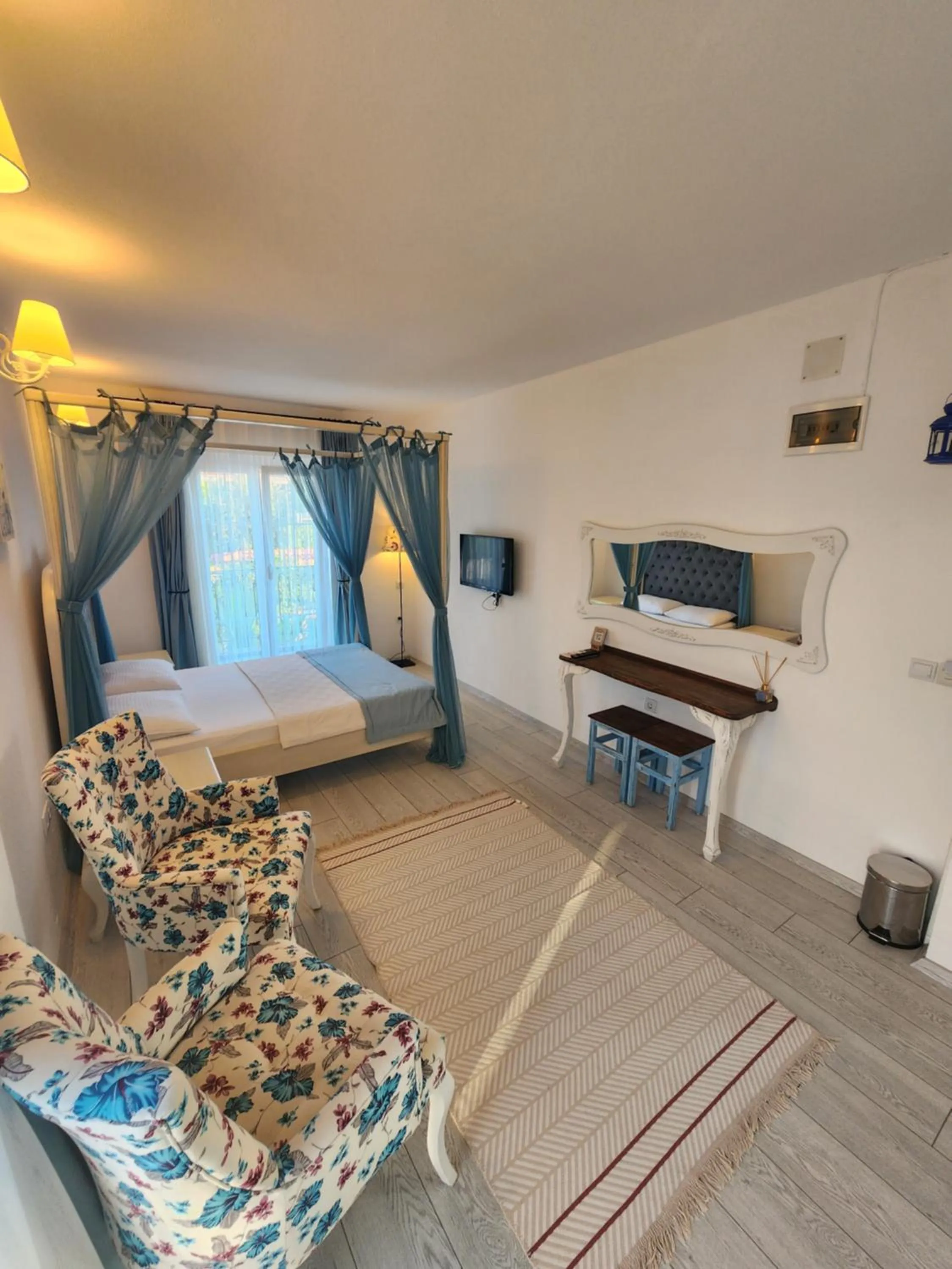 Bed in Tarcin Alacati Hotel