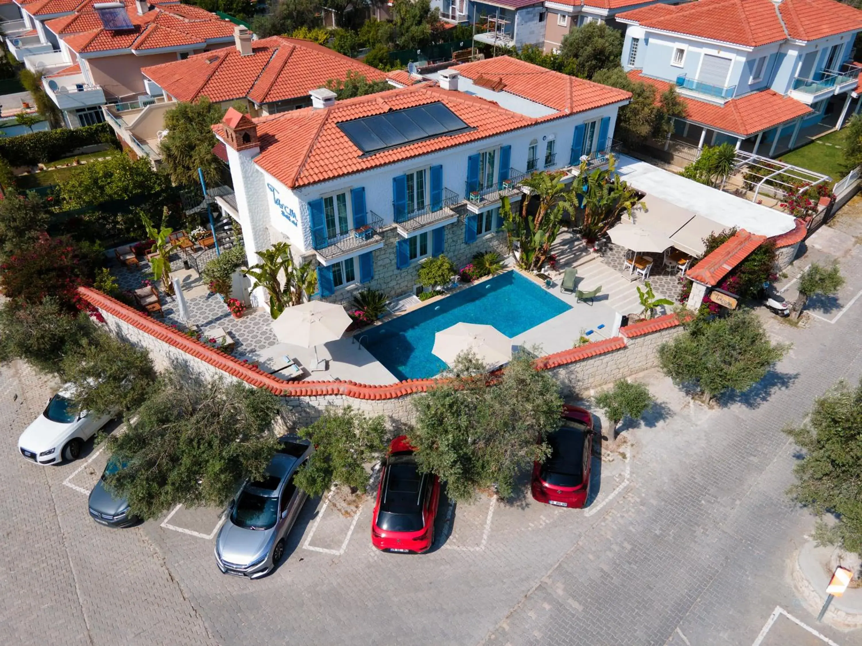 Bird's eye view in Tarcin Alacati Hotel Bird's eye view in Tarcin Alacati Hotel