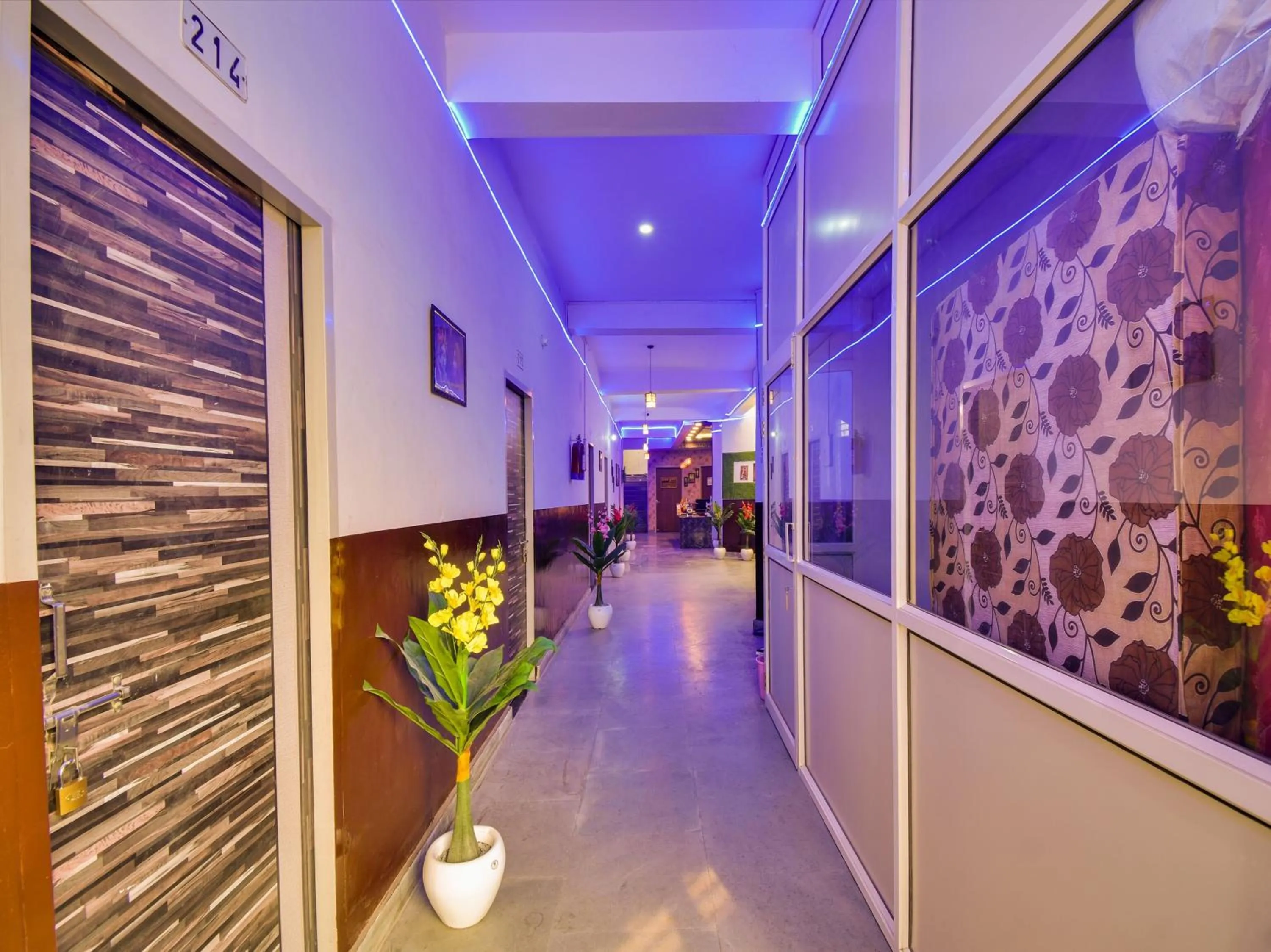 Lobby or reception in Hotel VRINDAVAN