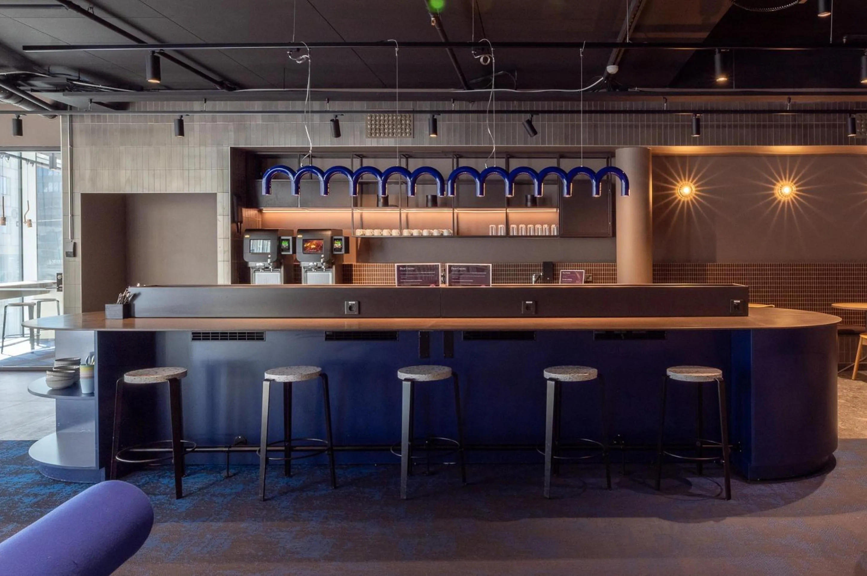 Communal kitchen in Citybox Helsinki