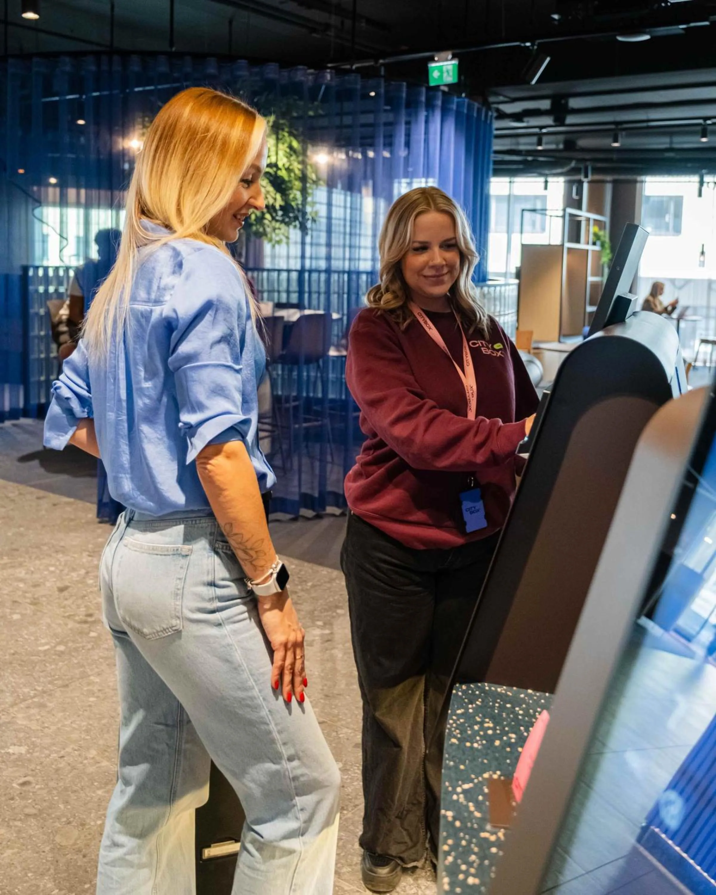 Lobby or reception in Citybox Helsinki