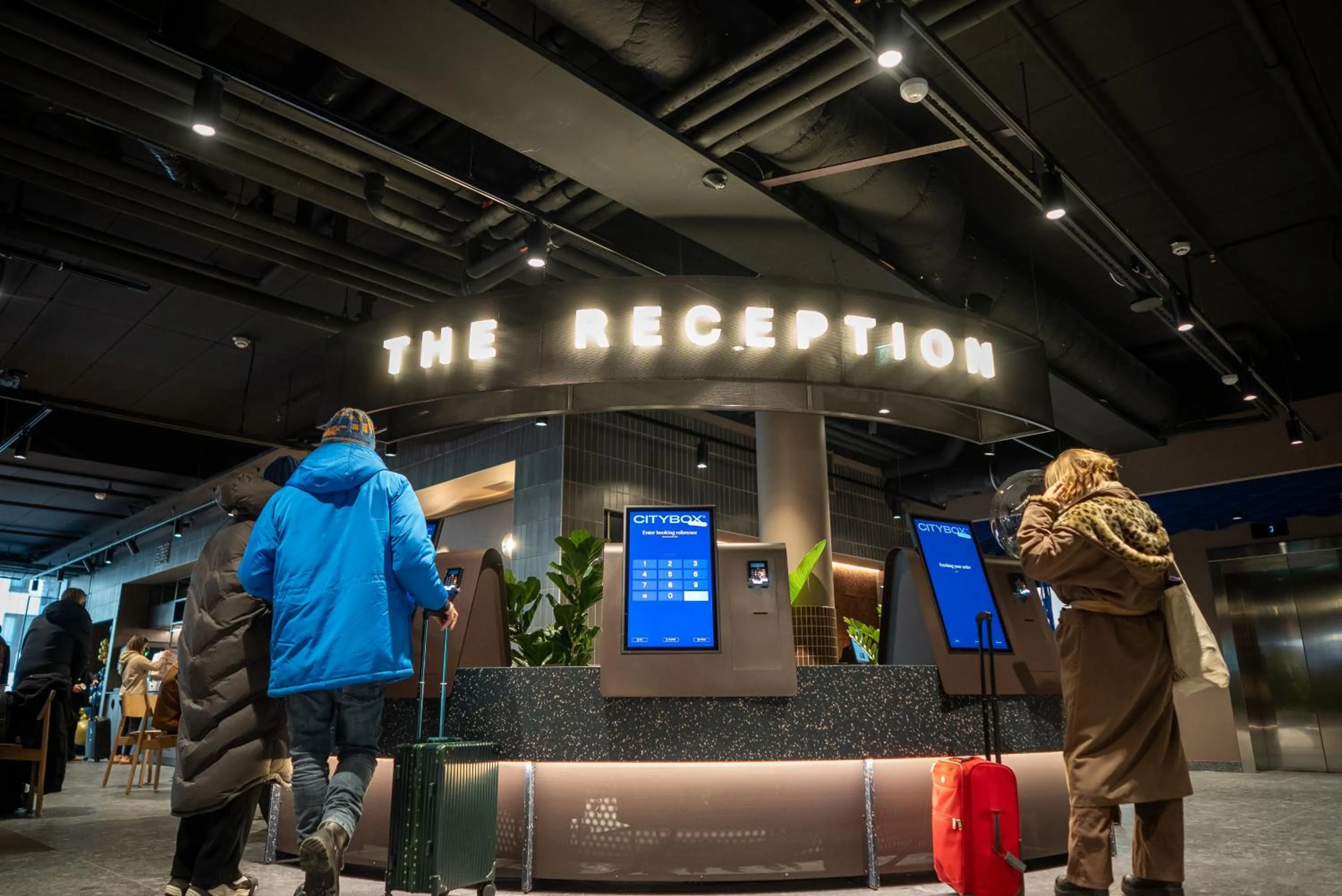 Lobby or reception in Citybox Helsinki