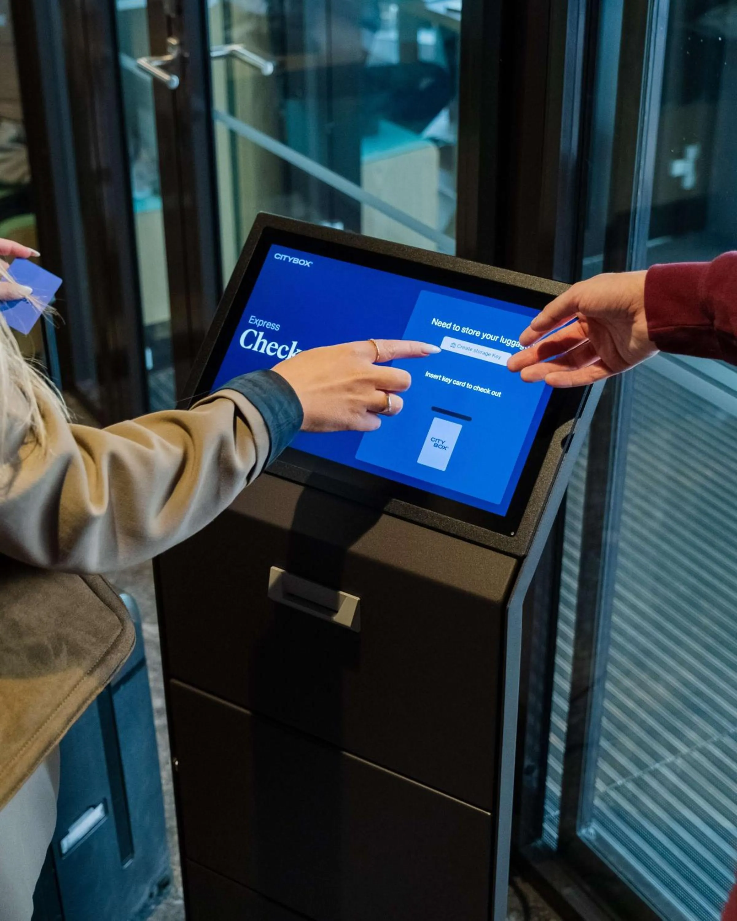Lobby or reception in Citybox Helsinki