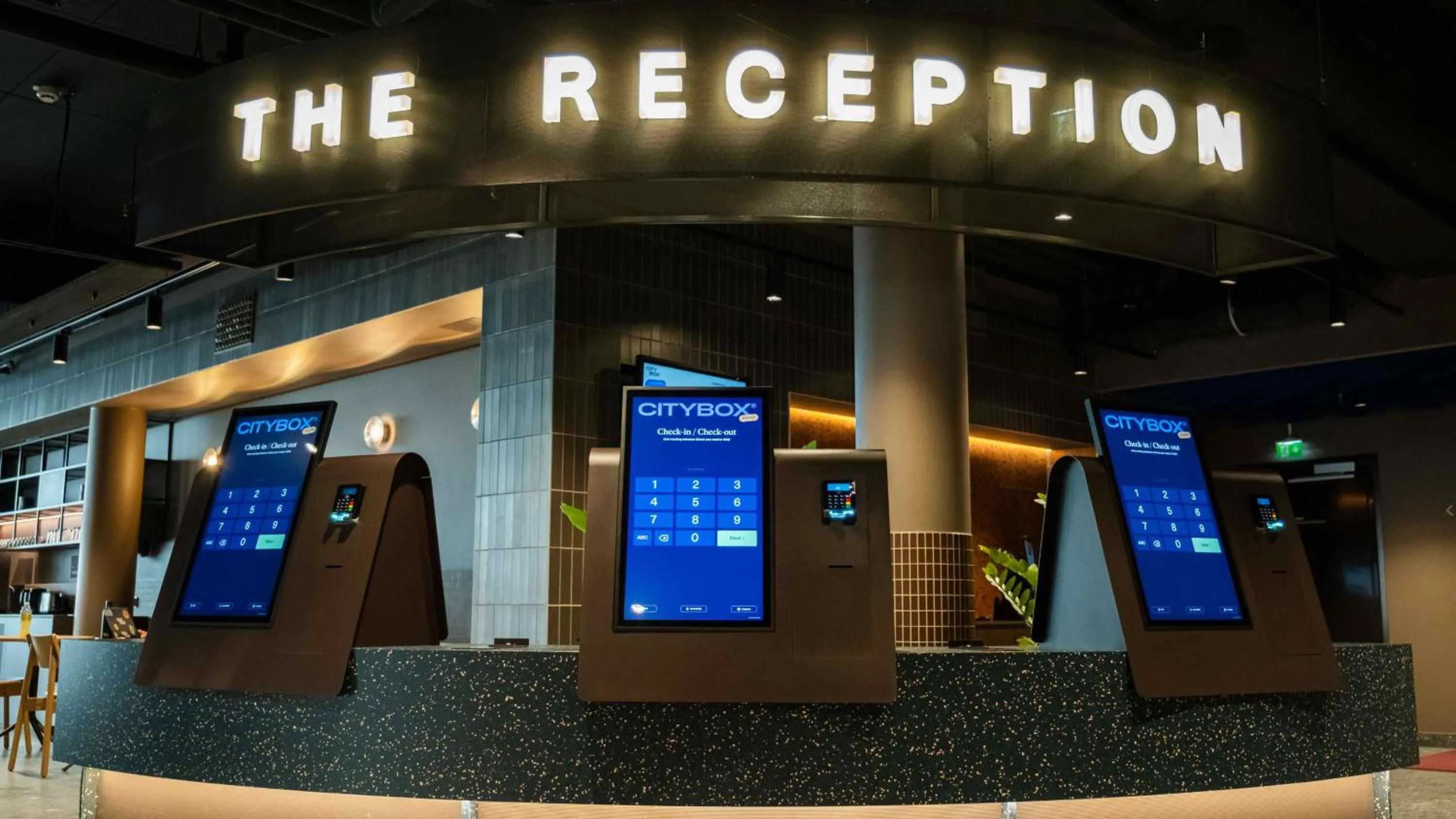 Lobby or reception in Citybox Helsinki